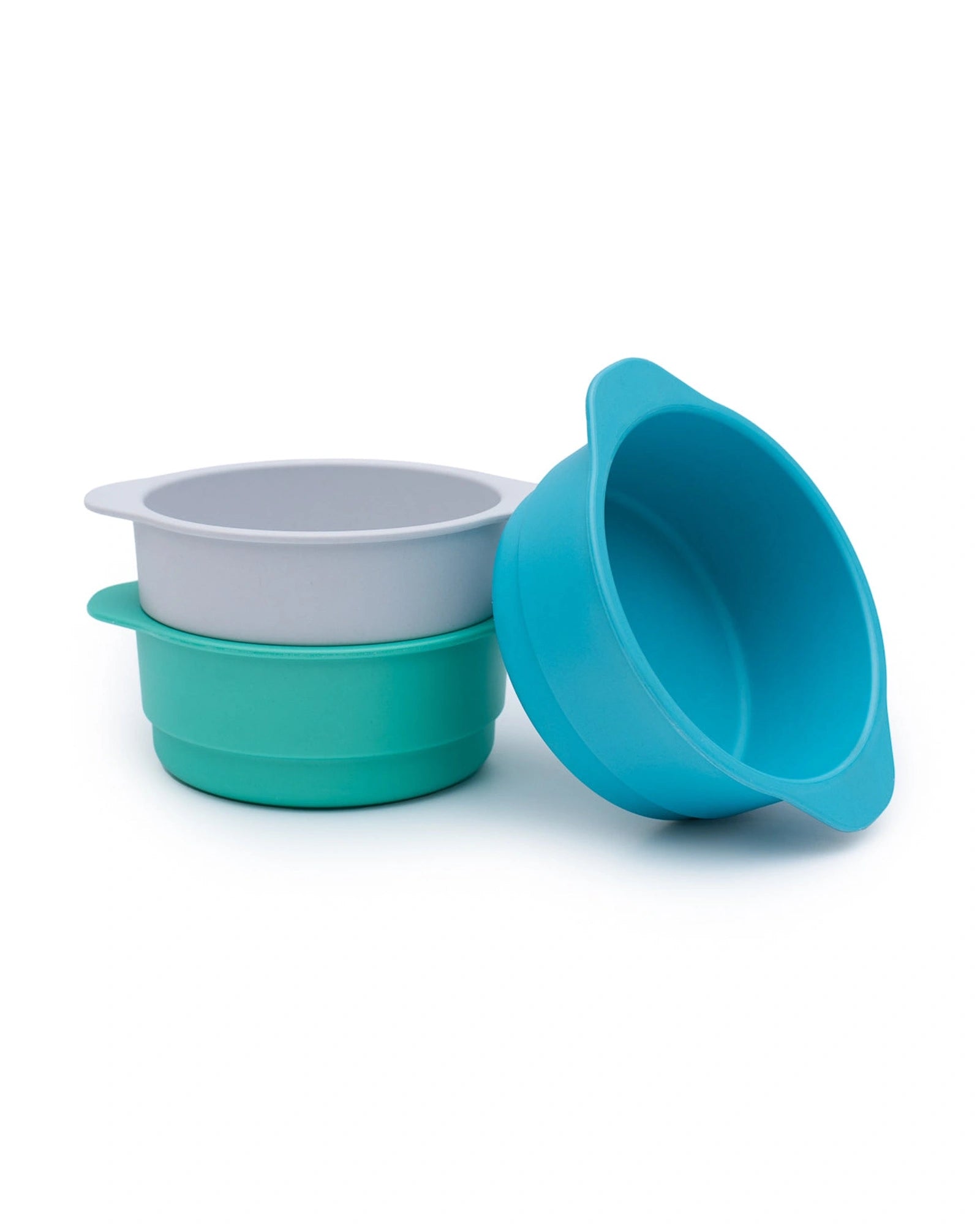 Bobo & Boo 3PK Plant Based Snack Bowls Lagoon