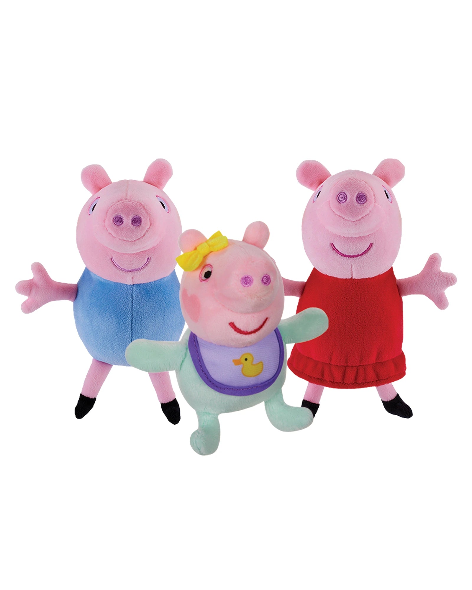 Peppa Pig Collectable Soft Toys With Baby Evie - Assorted
