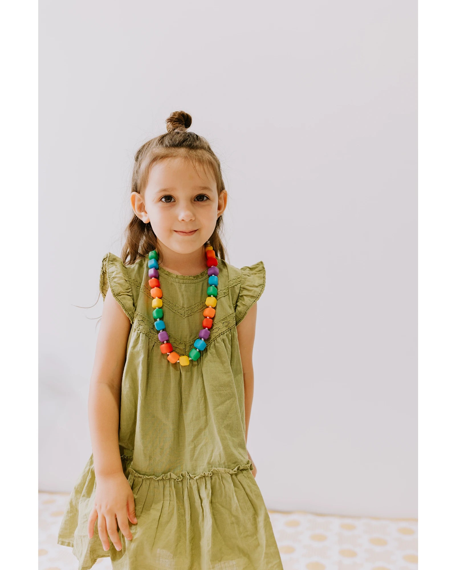 Princess and The Pea Chew Neckalce