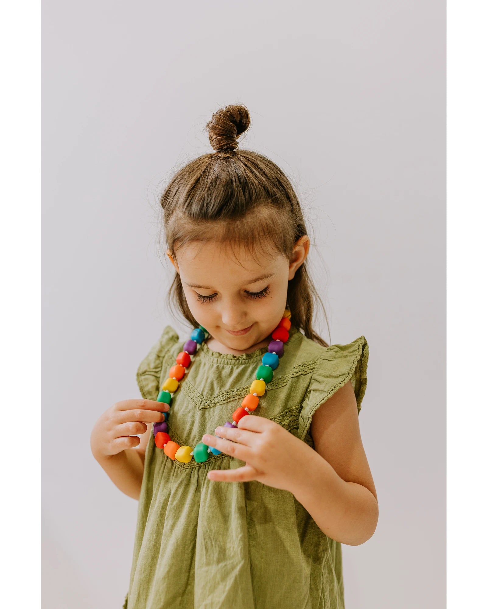 Princess and The Pea Chew Neckalce