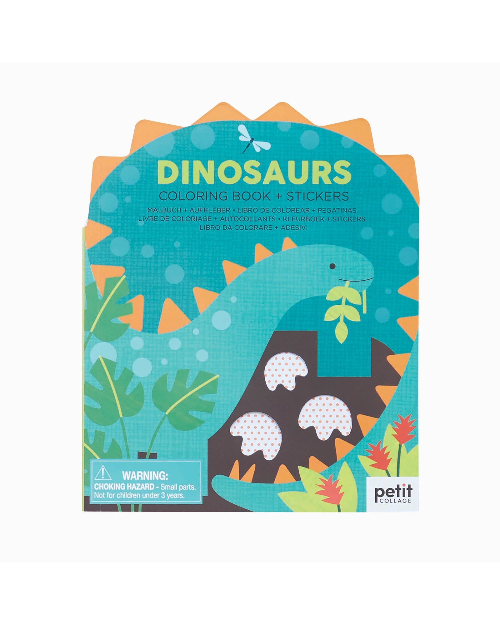 Colouring Book with Sticker Dinosaurs