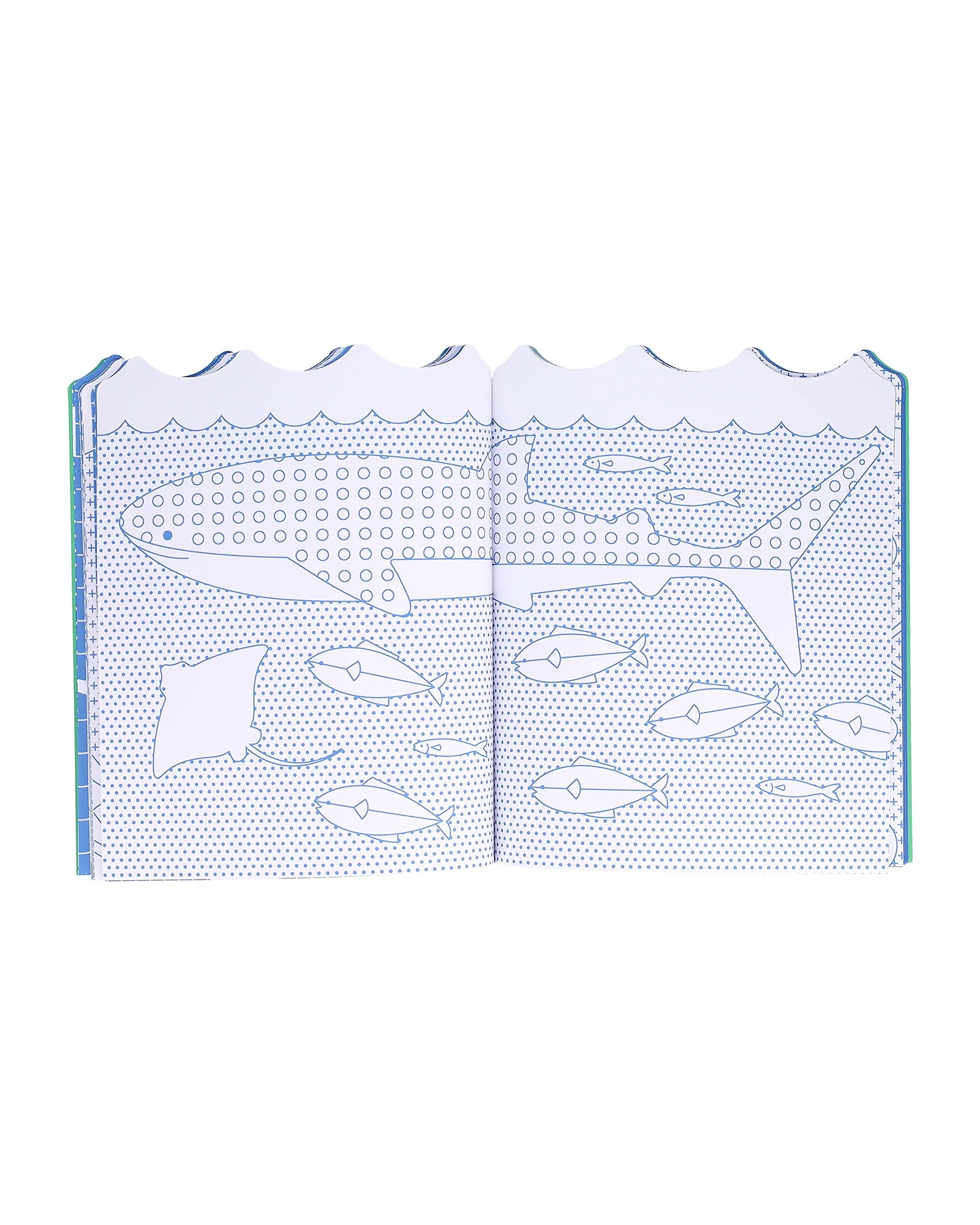 Colouring Book with Stickers Ocean
