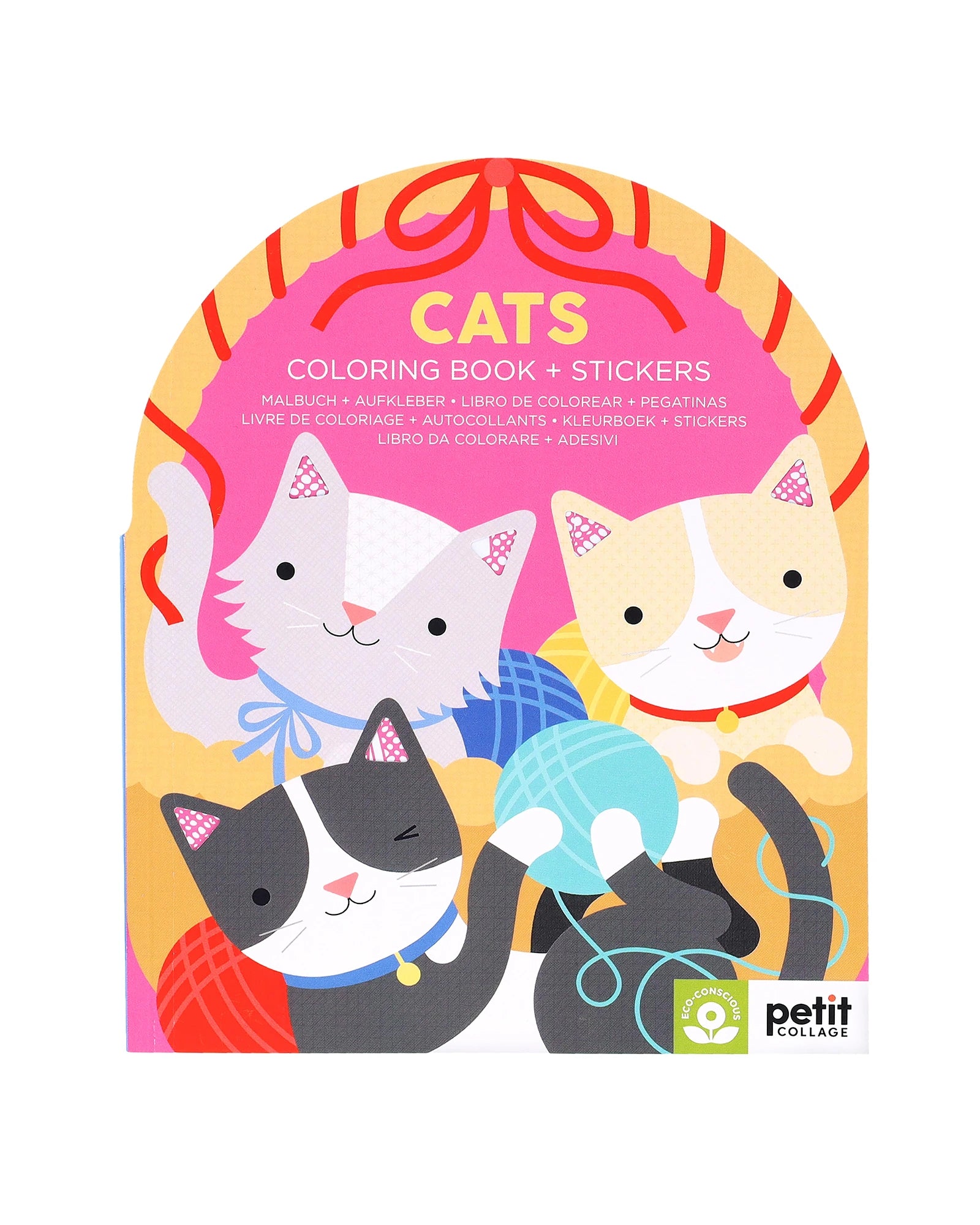 Colouring Book with Sticker Cats