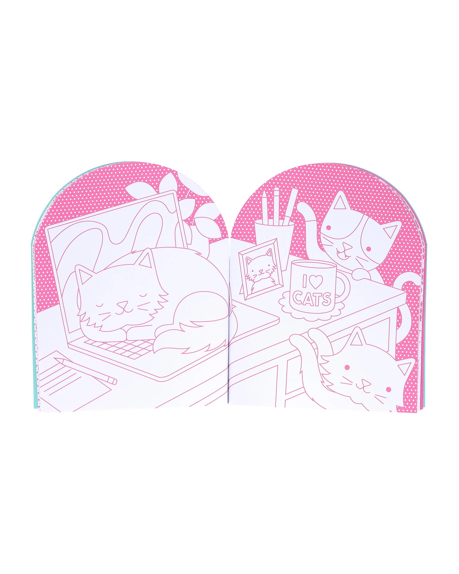 Colouring Book with Sticker Cats