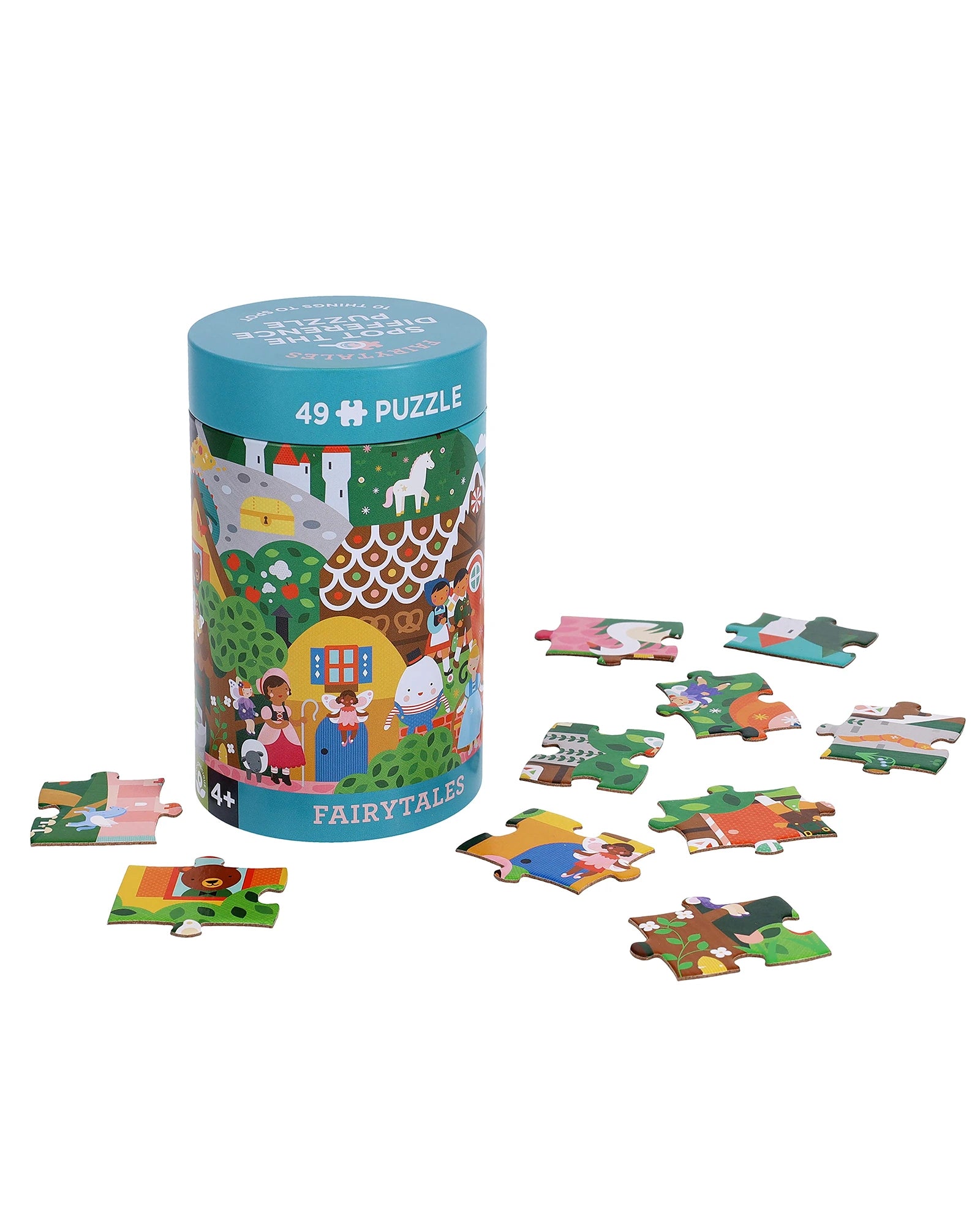 Spot the Difference Fairy Tales Puzzle 49PC
