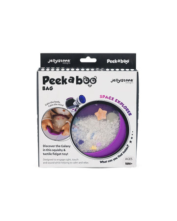 Jellystone Designs Peekaboo Sensory Bag Galaxy