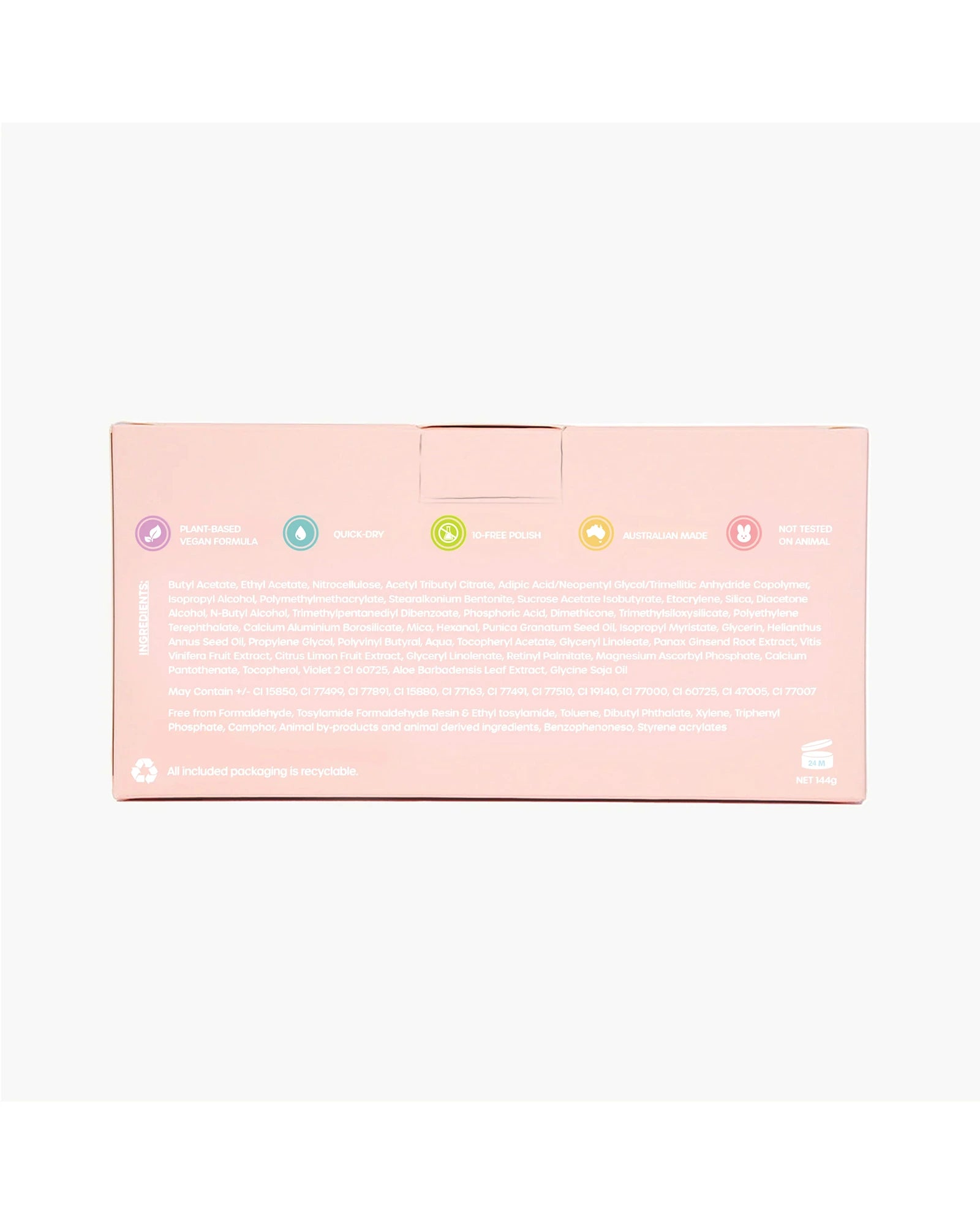 Oh Flossy Pink Pamper Nail Polish Set