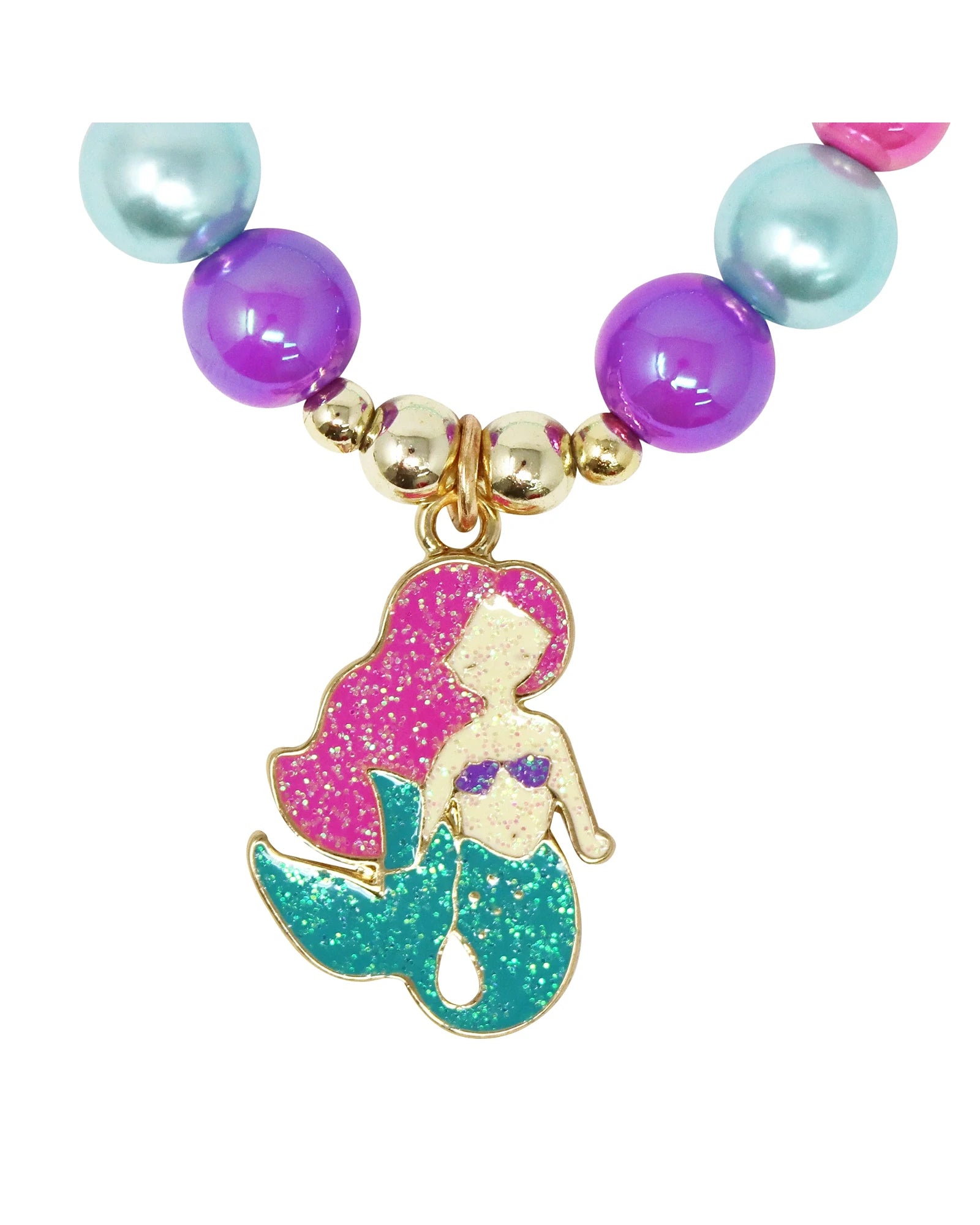 Pink Poppy Bracelet Shimmering Mermaid