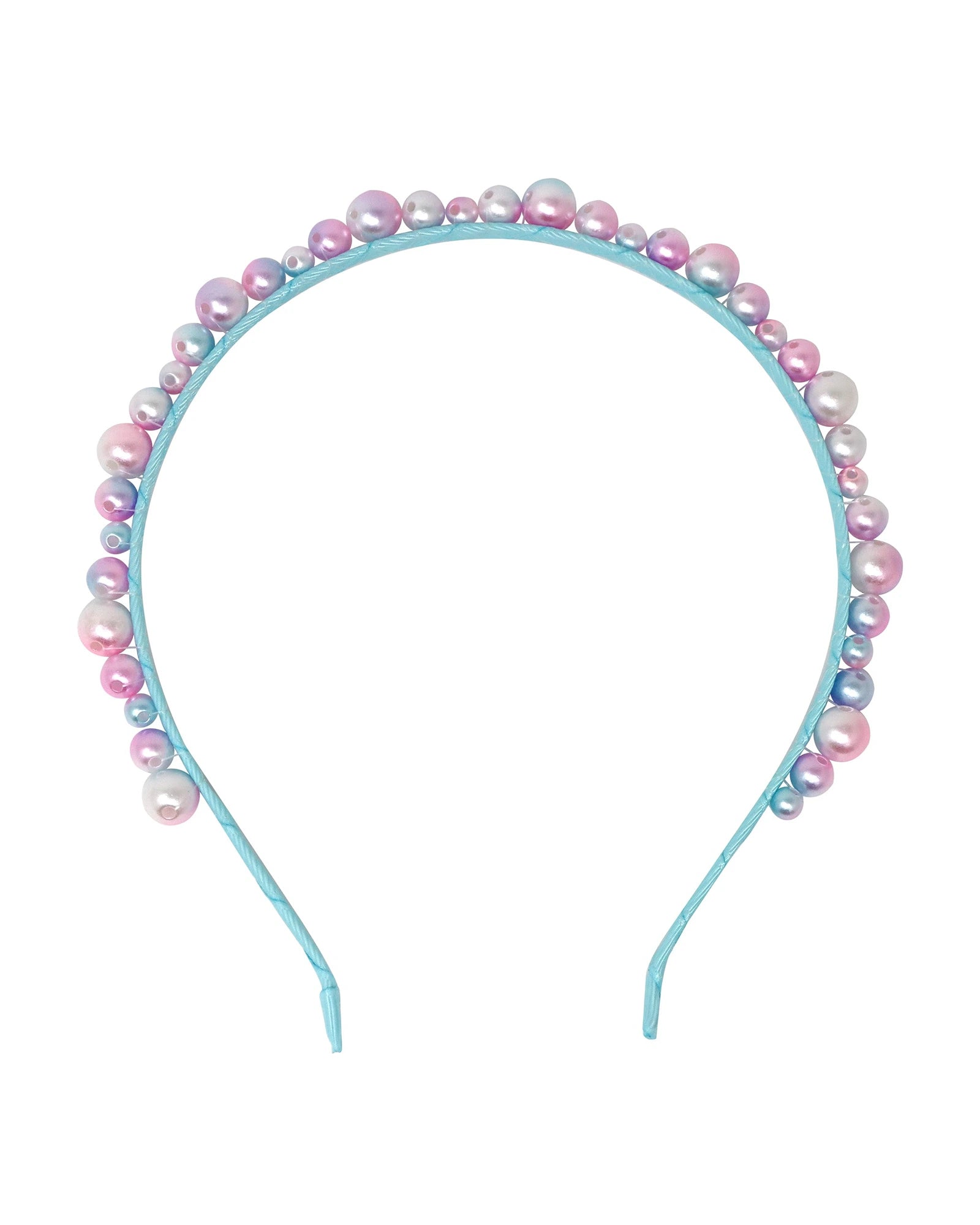 Pink Poppy Head Band Shimmering Mermaid Pearl - Assorted