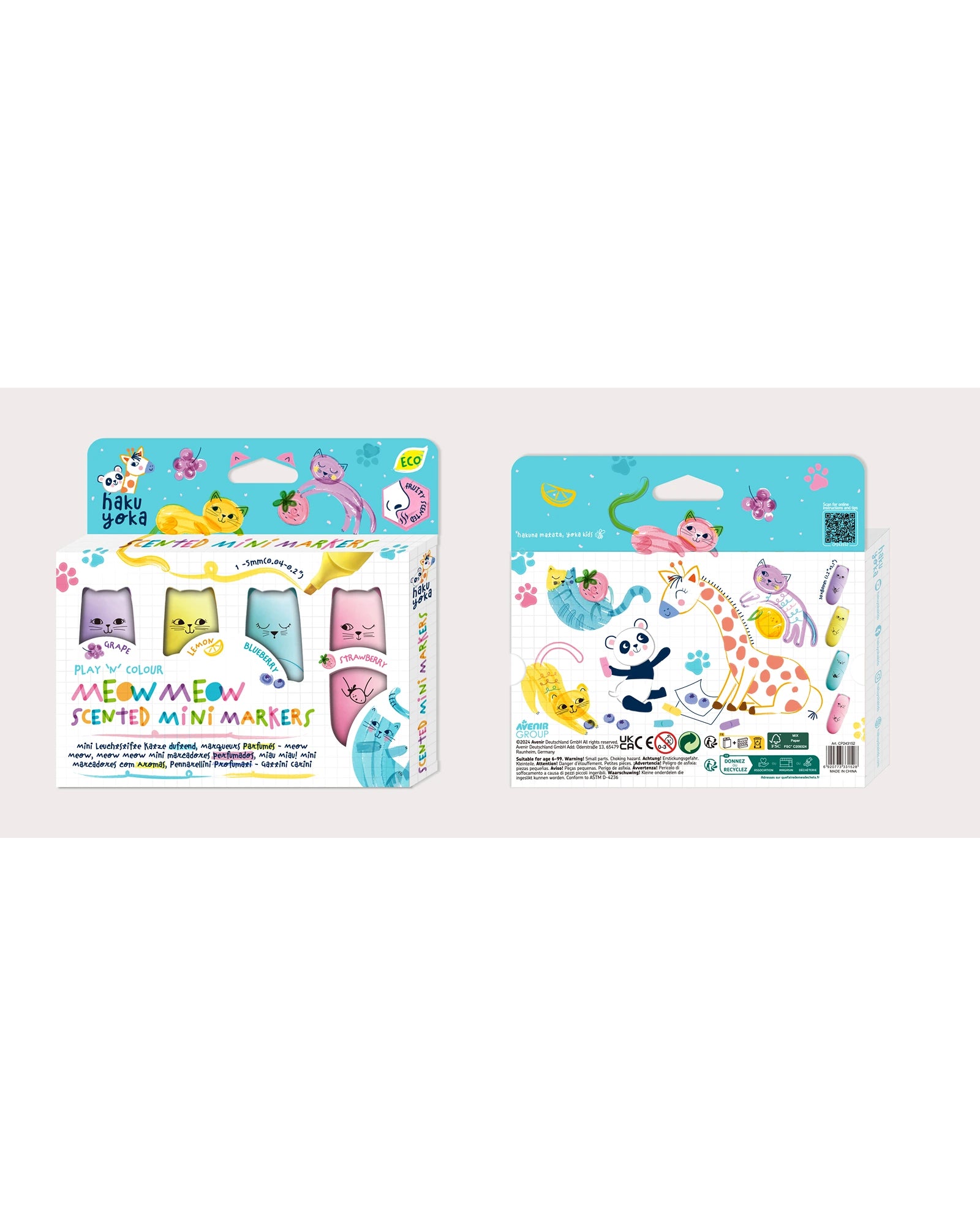 Mini Markers Meow Meow Scented