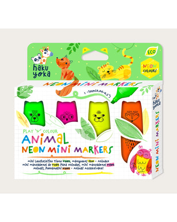 Mini Markers Animal Neon