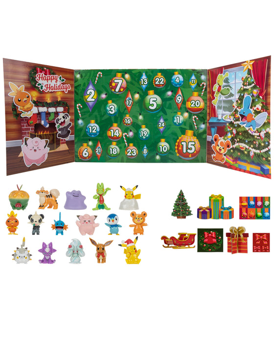 Pokemon Xmas Holiday Battle Figure Calendar