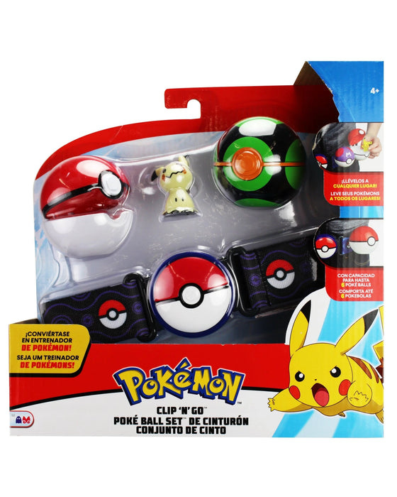 Pokemon Clip n Go Pokeball Belt - Assorted