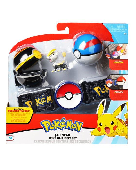 Pokemon Clip n Go Pokeball Belt - Assorted