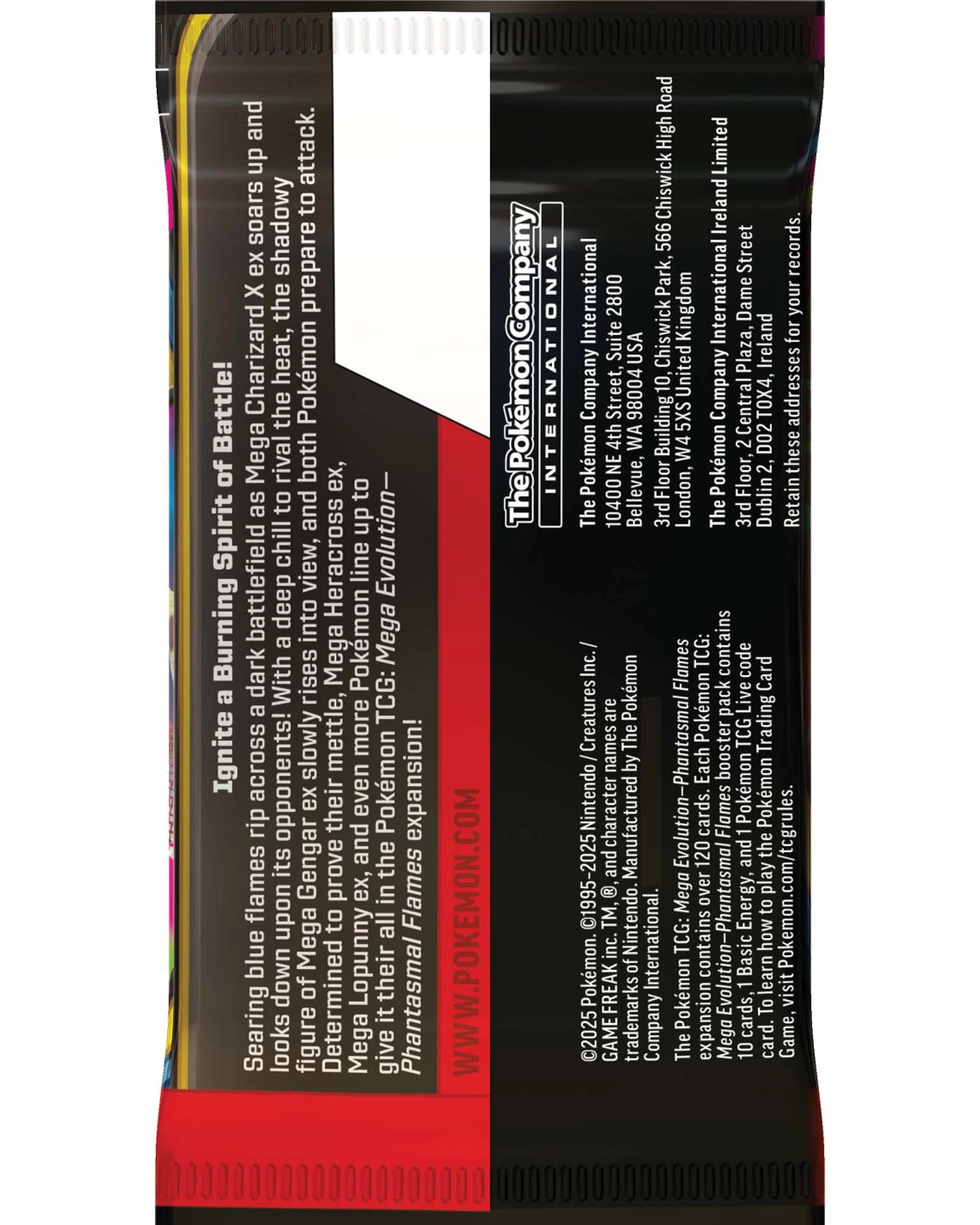 Pokemon TCG Mega Evolutions 2 Phantasmal Flames Booster - Assorted