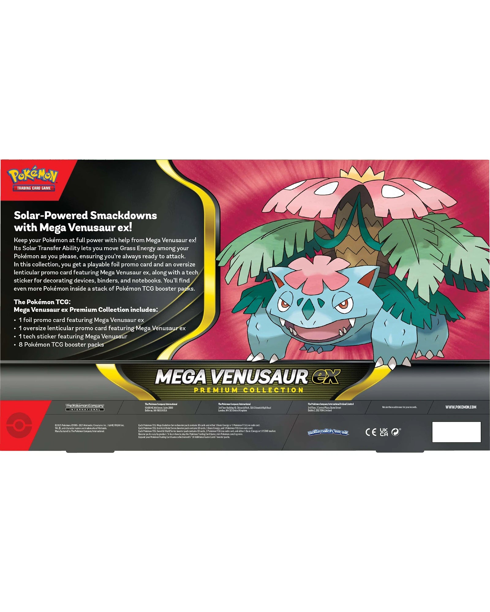 Pokemon TCG Mega Venusaur ex Premium Collection Box