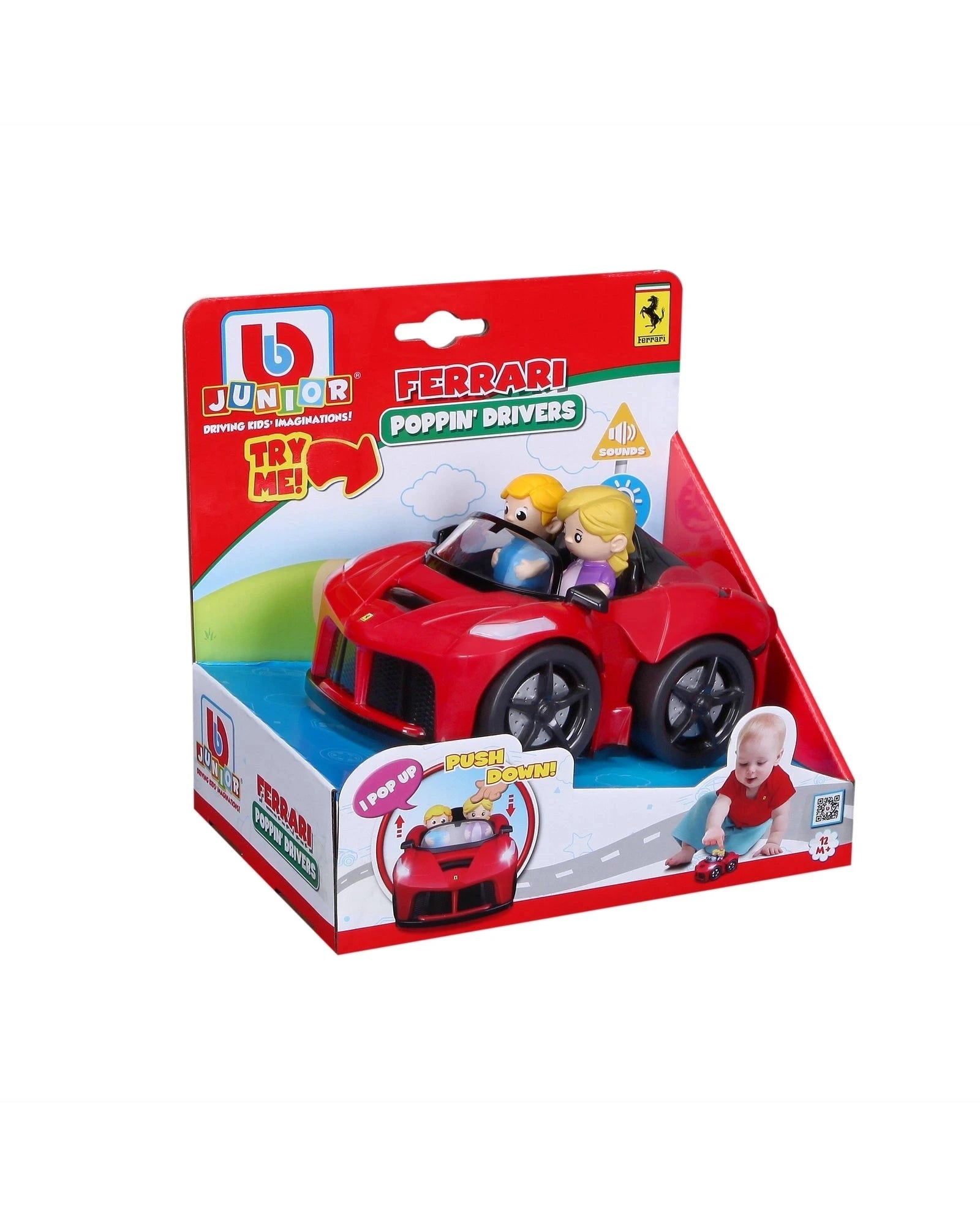 BB Junior Poppin Drivers Ferrari - Assorted