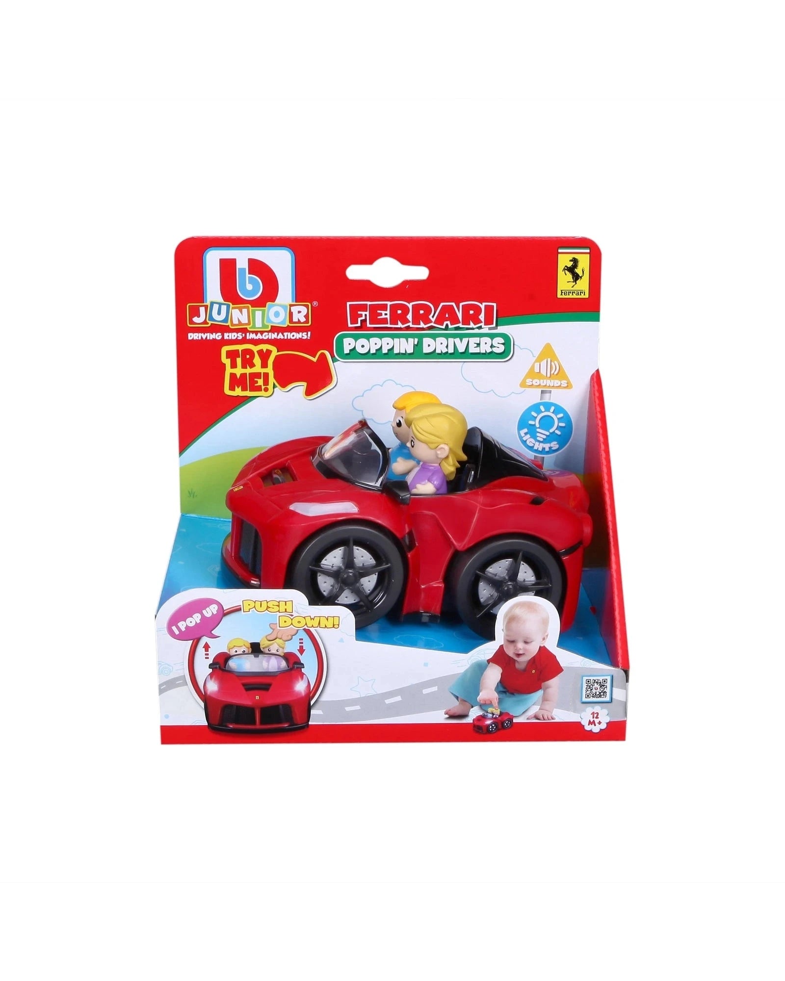 BB Junior Poppin Drivers Ferrari - Assorted