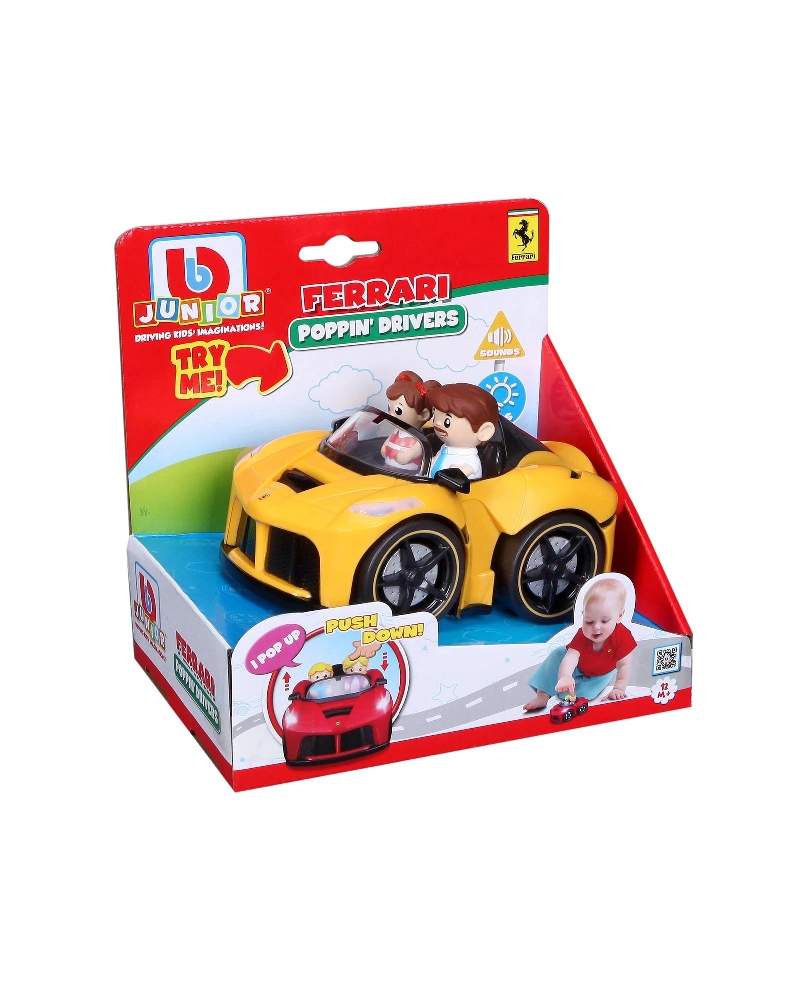BB Junior Poppin Drivers Ferrari - Assorted