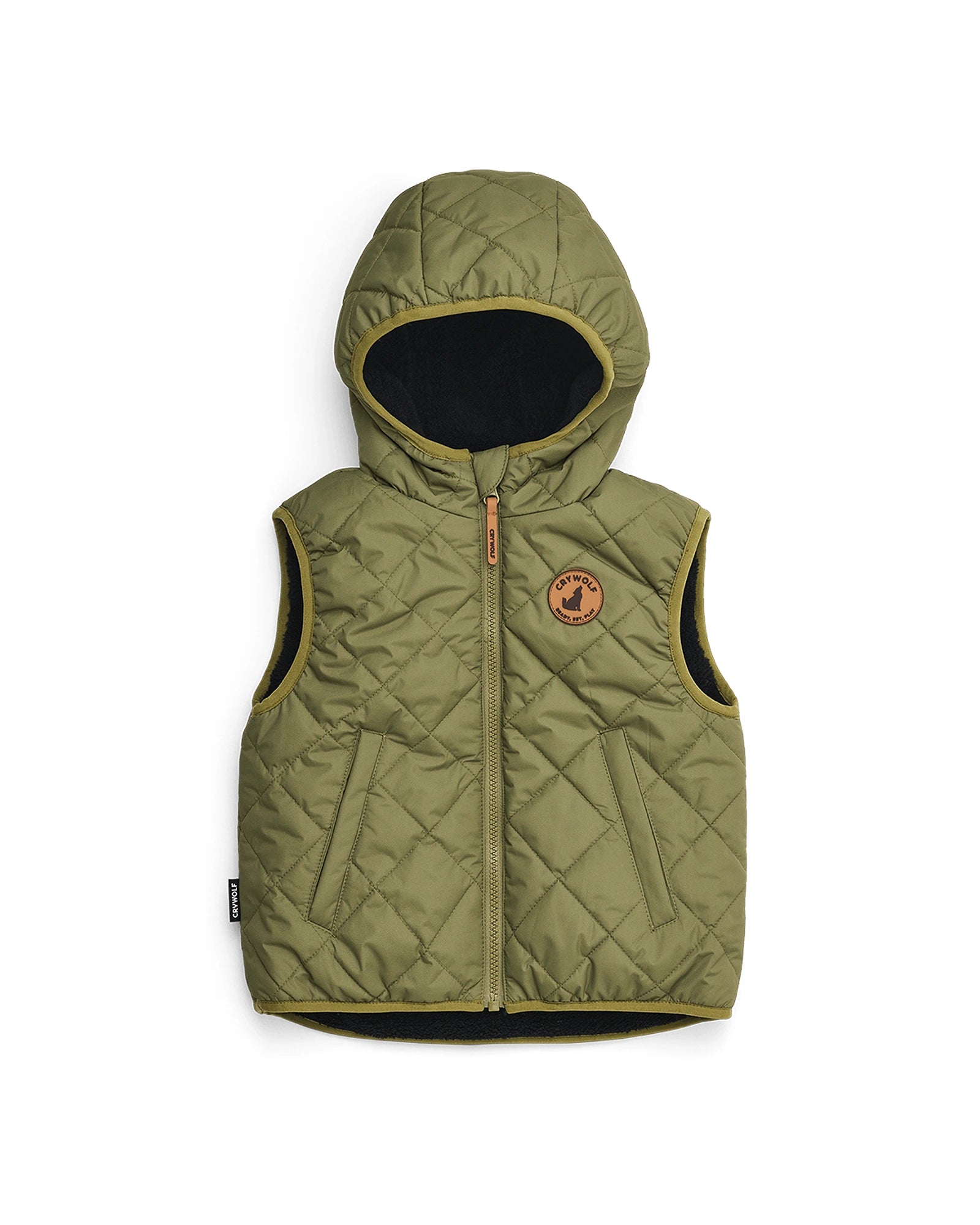 REVERSIBLE YETI VEST Fern/Black