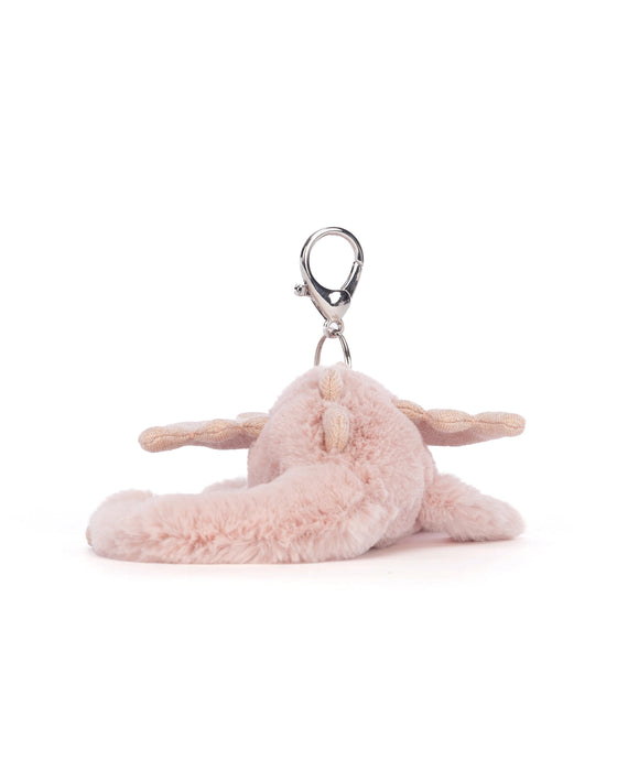 Jellycat Rose Dragon Bag Charm