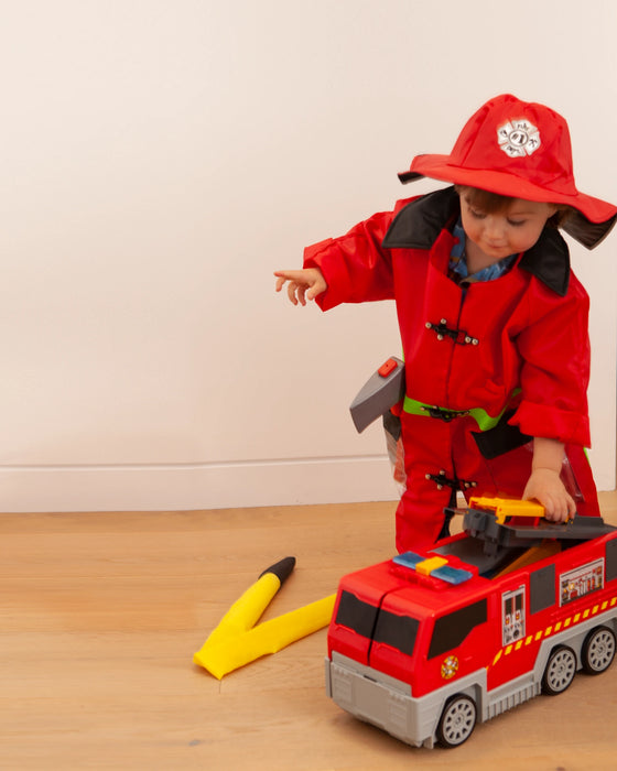 Rallye Folding Fire Truck Playset