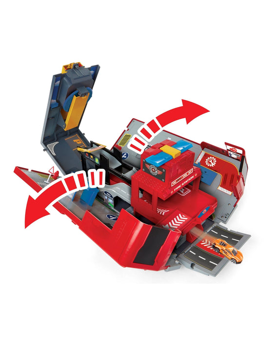 Rallye Folding Fire Truck Playset