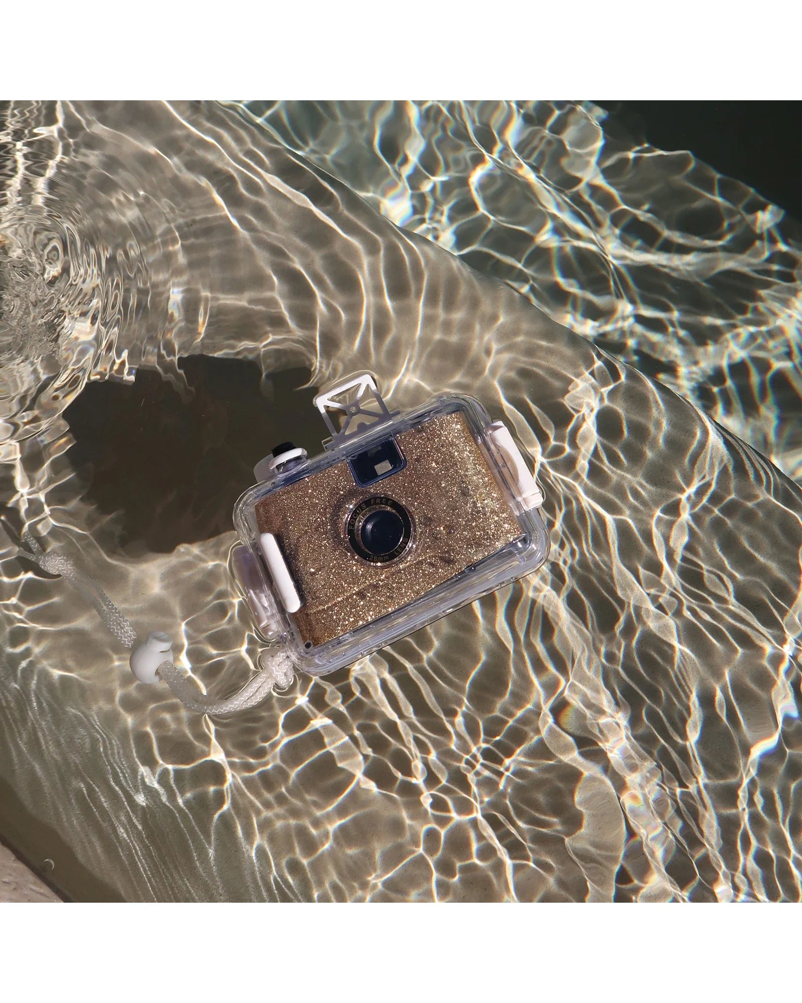 Sunnylife Underwater Camera Glitter Gold