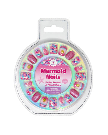 Mermaid Sparkle 3D Press On Nails