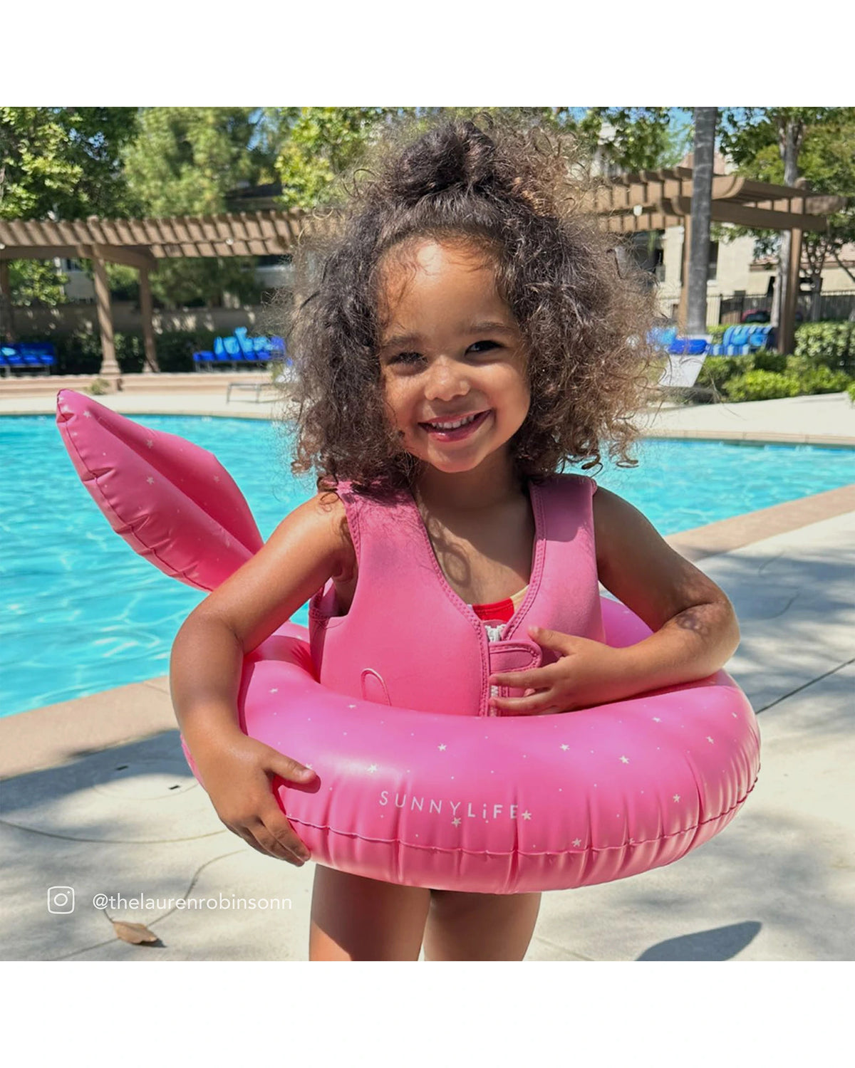 Sunnylife Kiddy Pool Ring Ocean Treasure Rose — Kidstuff