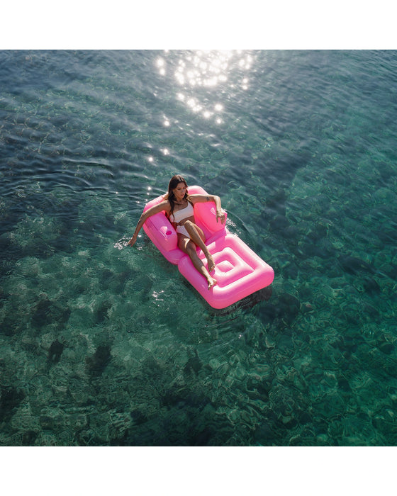 Sunnylife Inflatable Lilo Chair Neon Pink