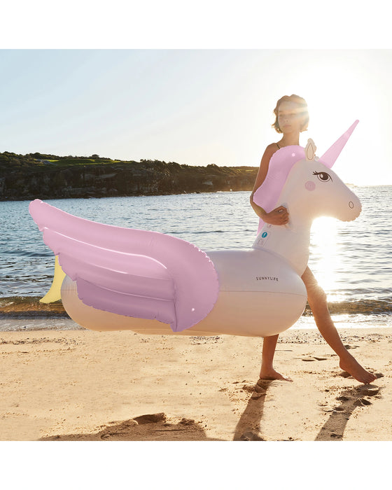 Sunnylife Luxe Ride On Float Unicorn Pastel
