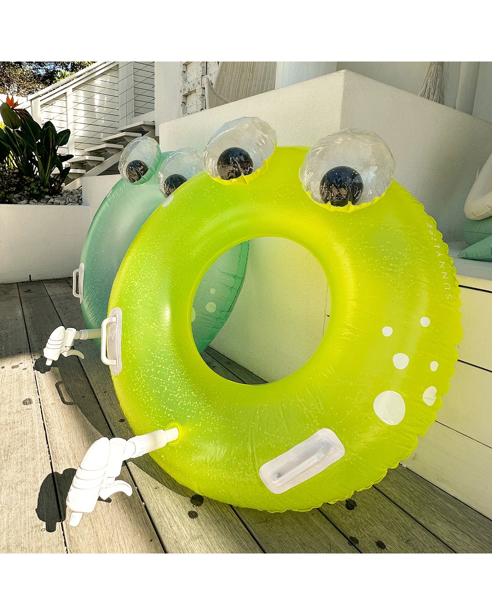 Sunnylife Pool Ring Soakers Sonny the Sea Creature Citrus Set of 2