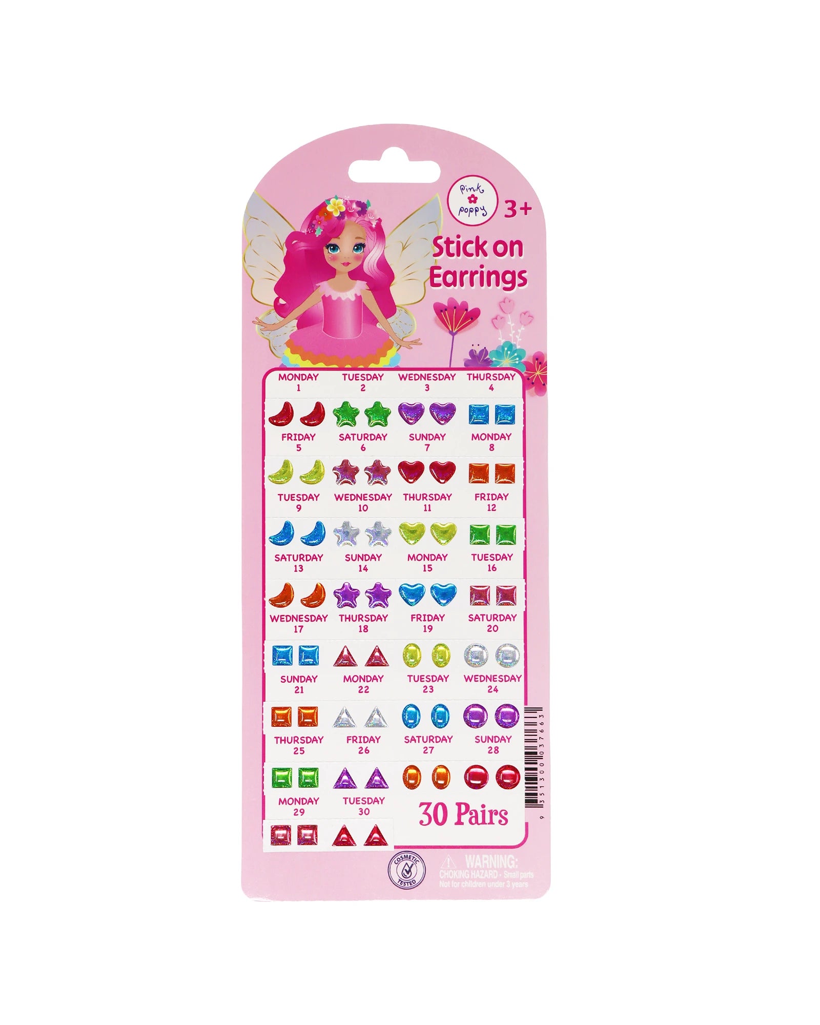 30 Pairs Fairy Magic Stick On Earrings