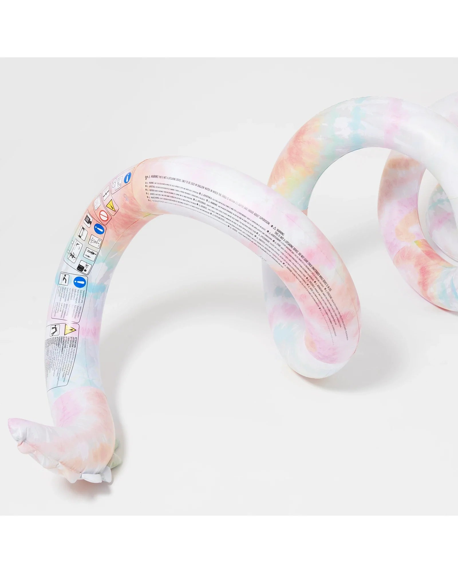 Sunnylife Giant Inflatable Noodle Snake Tie Dye Multi