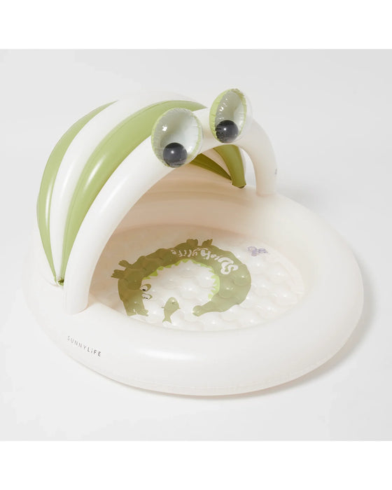 Sunnylife Kids Inflatable Pool Cookie the Croc Khaki