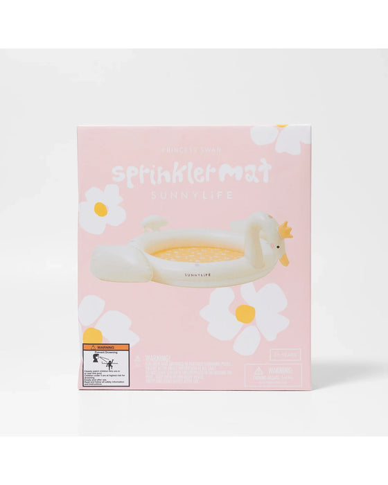 Sunnylife Kids Sprinkler Mat Princess Swan Multi