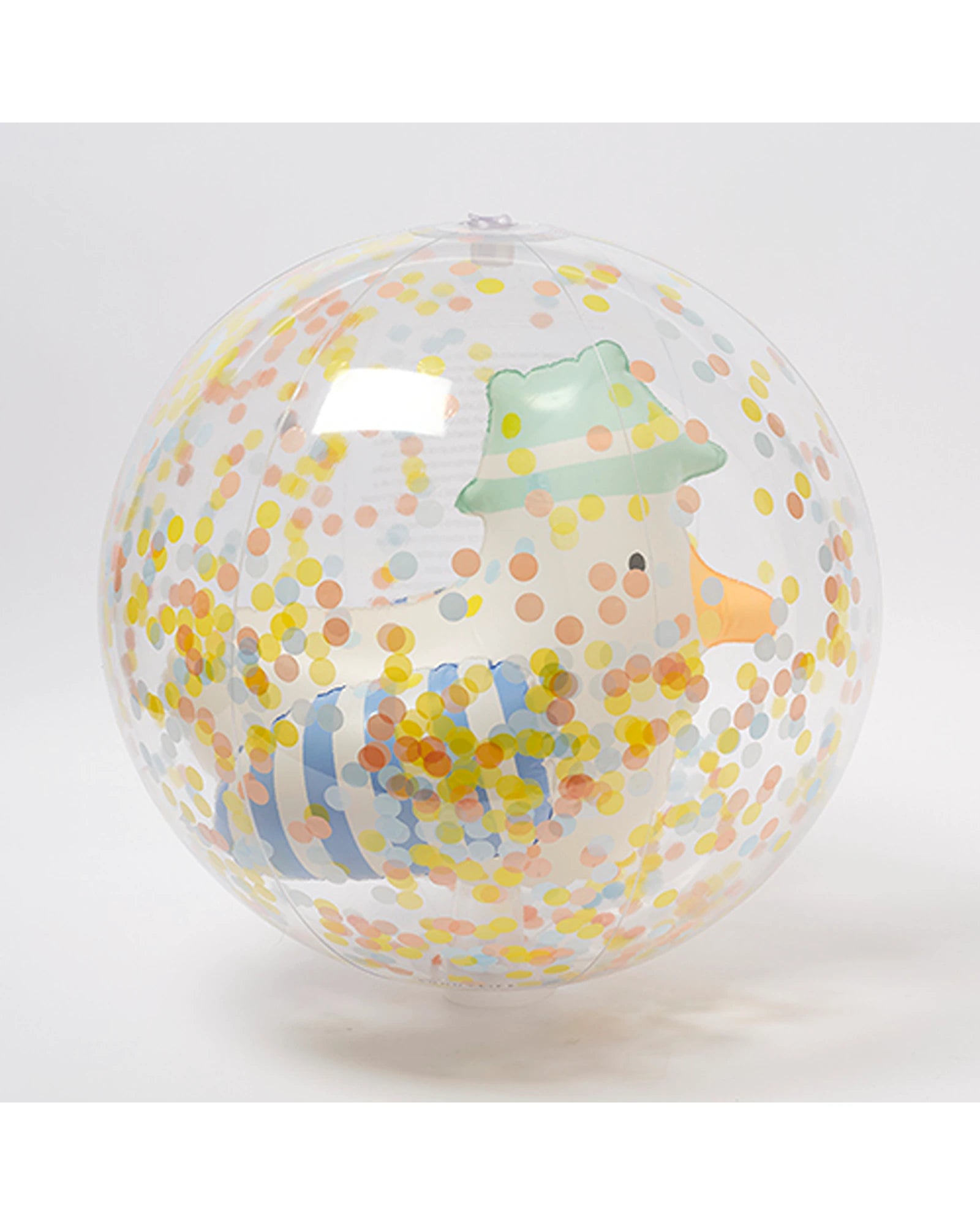 Sunnylife 3D Inflatable Beach Ball Sammy the Seagull Blue Stripe