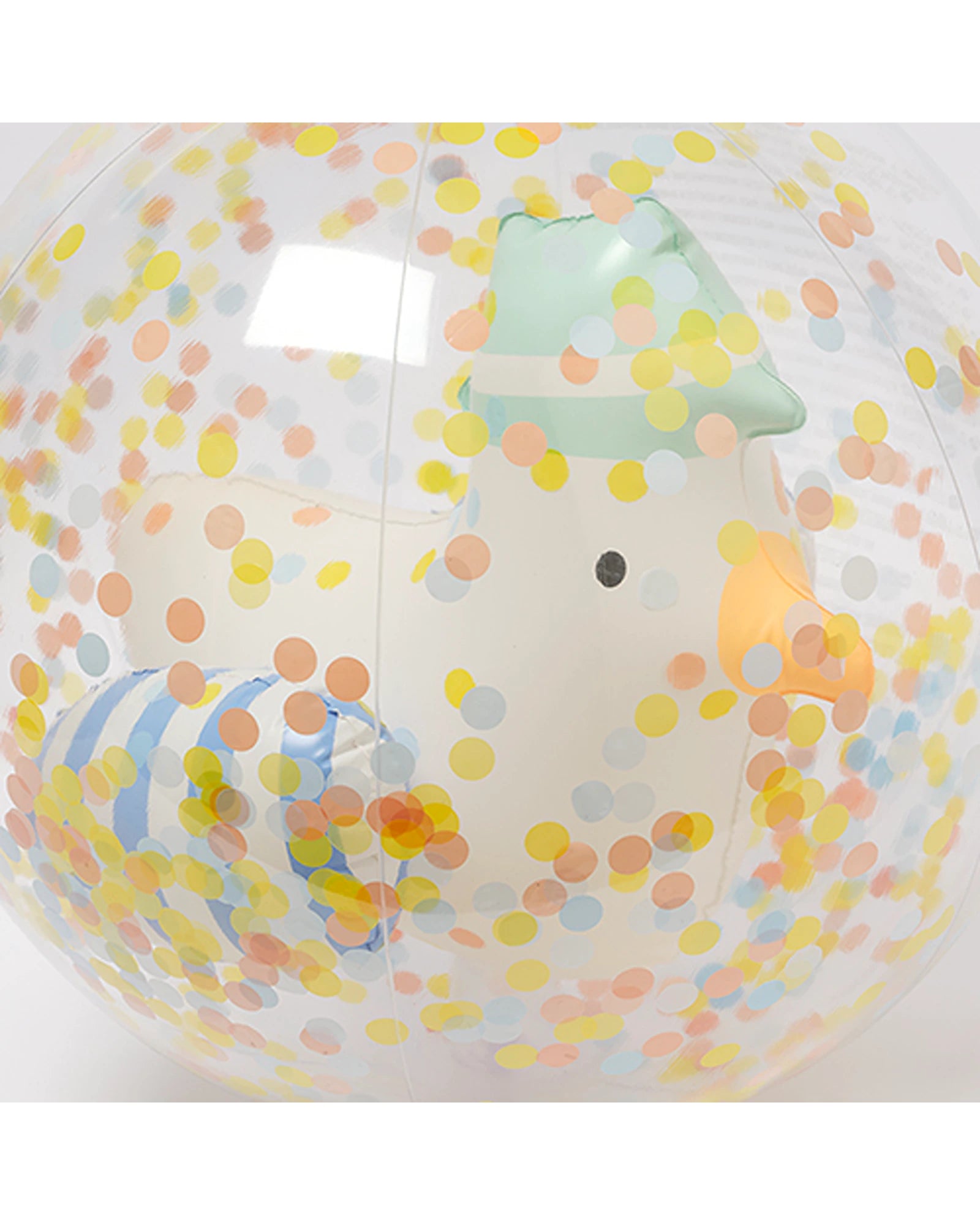 Sunnylife 3D Inflatable Beach Ball Sammy the Seagull Blue Stripe