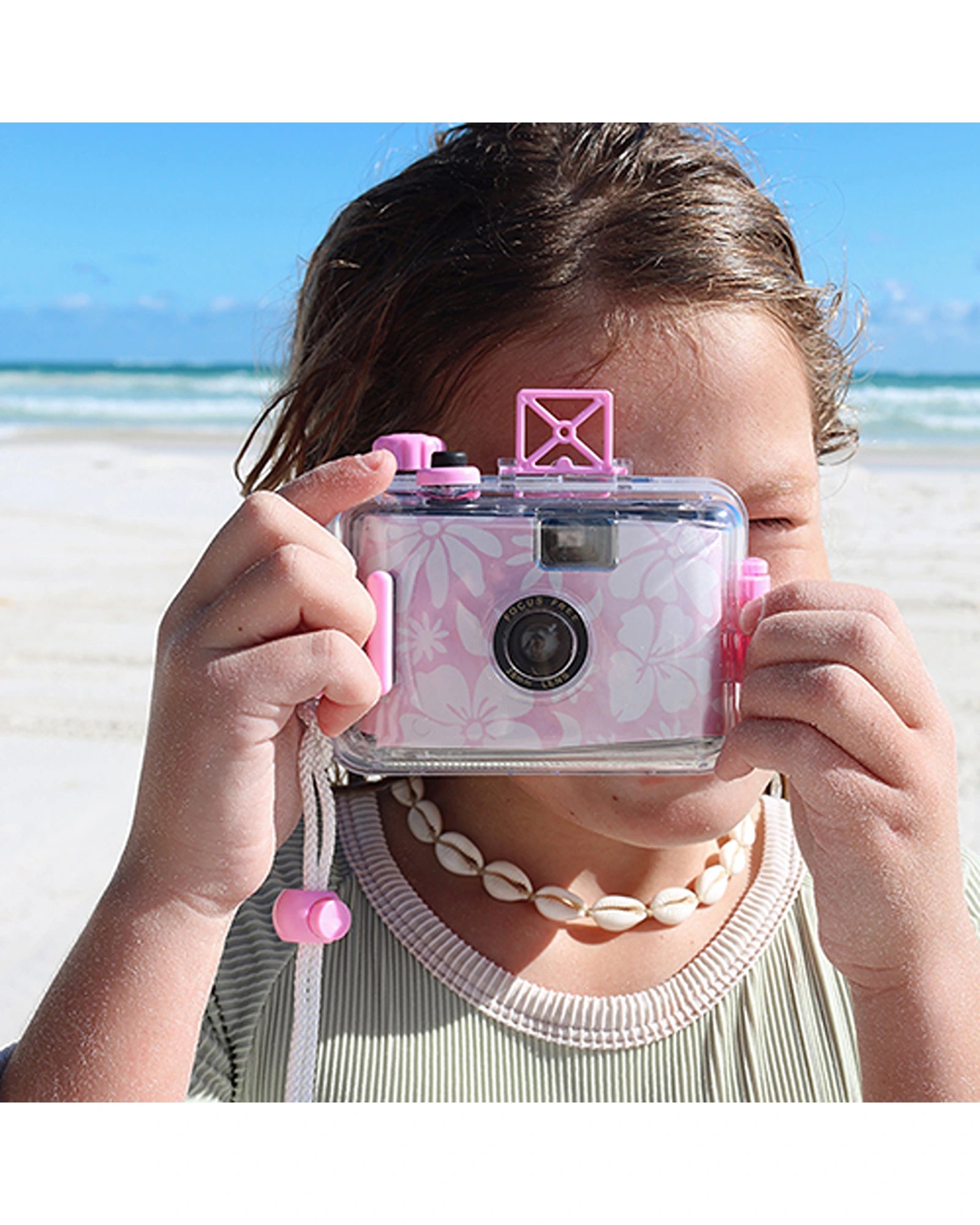 Sunnylife Underwater Camera Stole my Heart Pink Floral