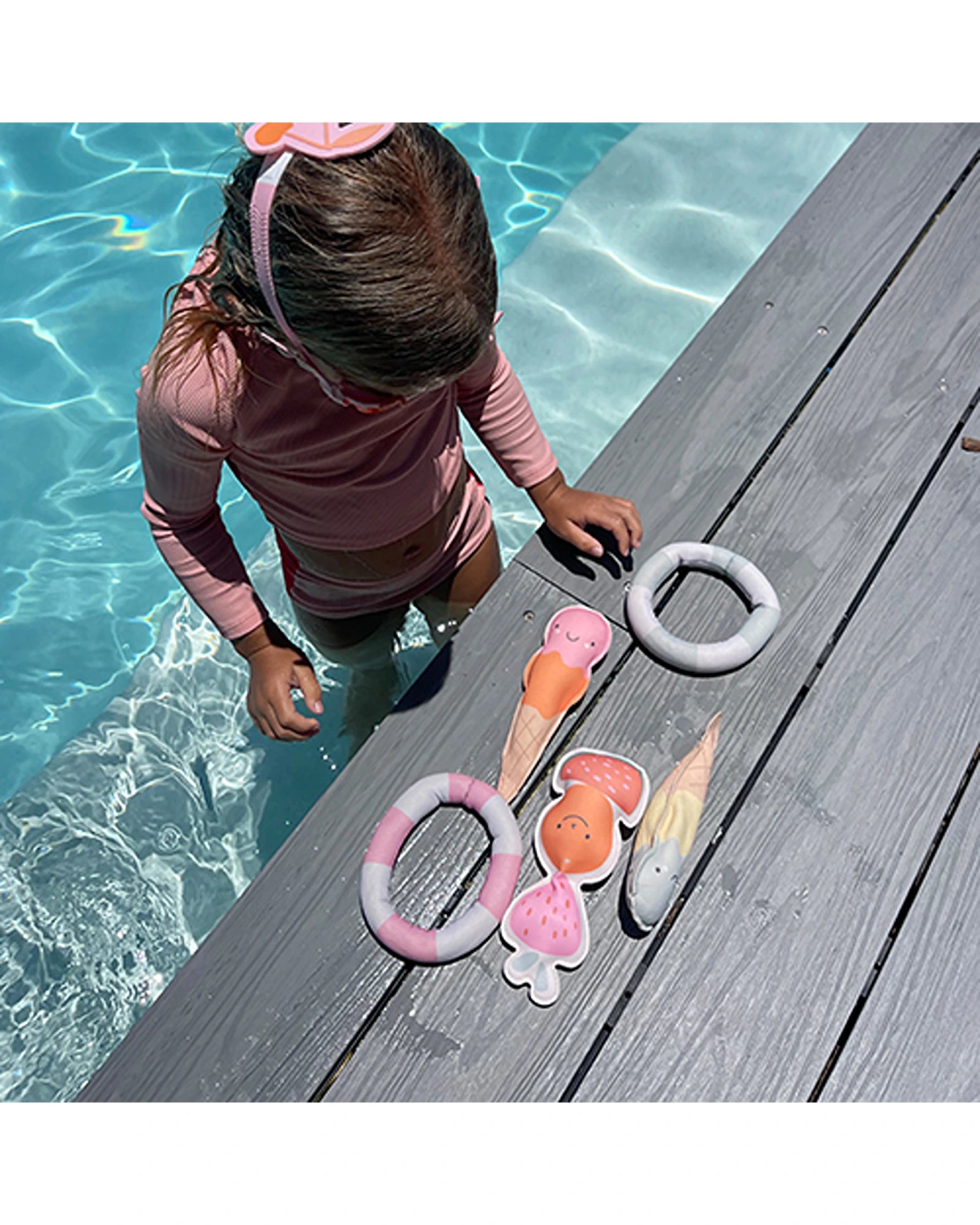 Sunnylife Dive Buddies Cotton Candy Multi Set of 6