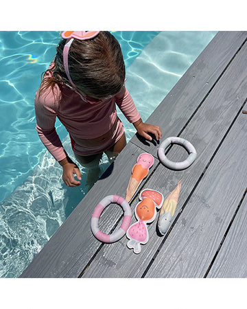 Sunnylife Dive Buddies Cotton Candy Multi Set of 6