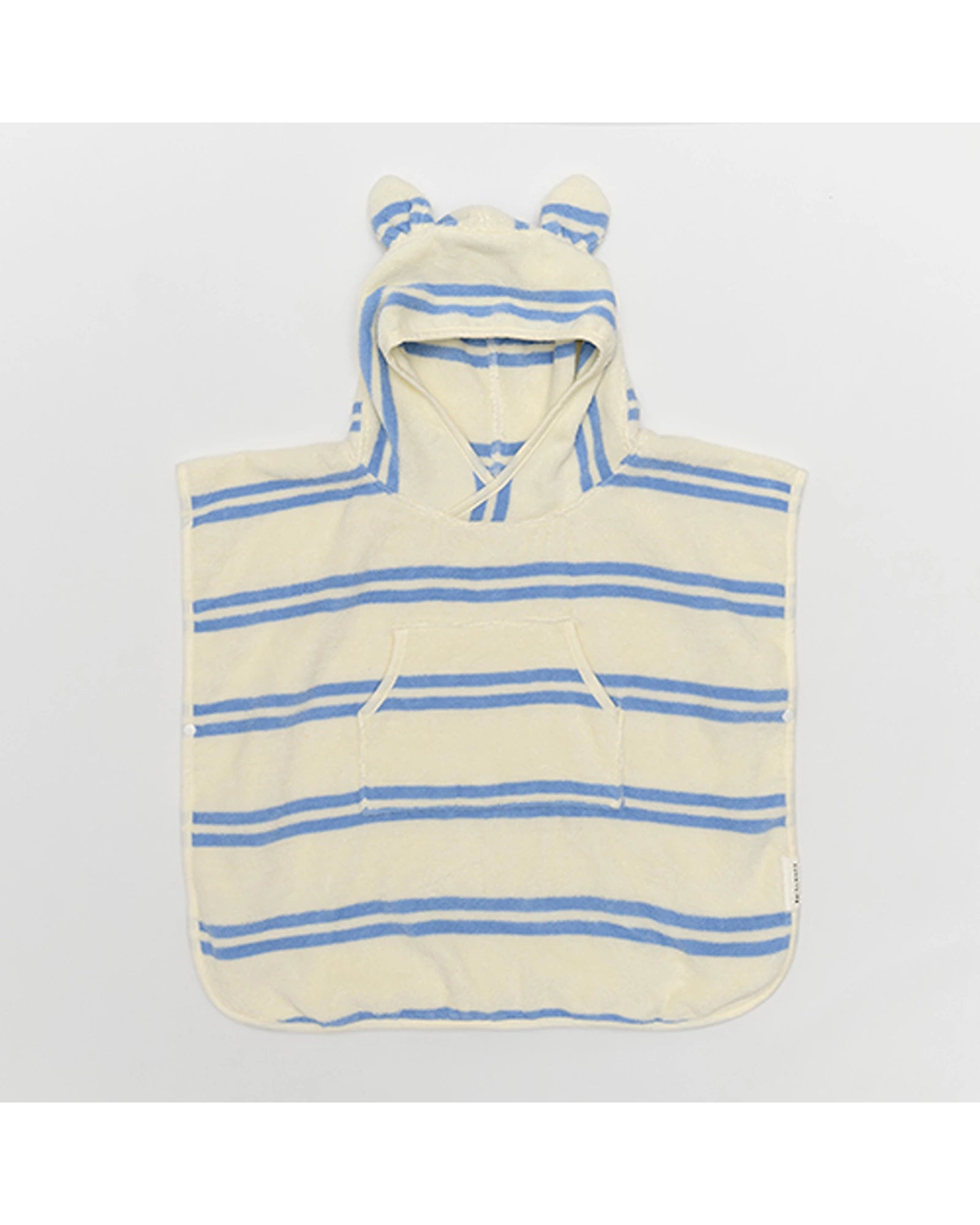 Sunnylife Kids Character Hooded Towel Sammy the Seagull Blue Stripe