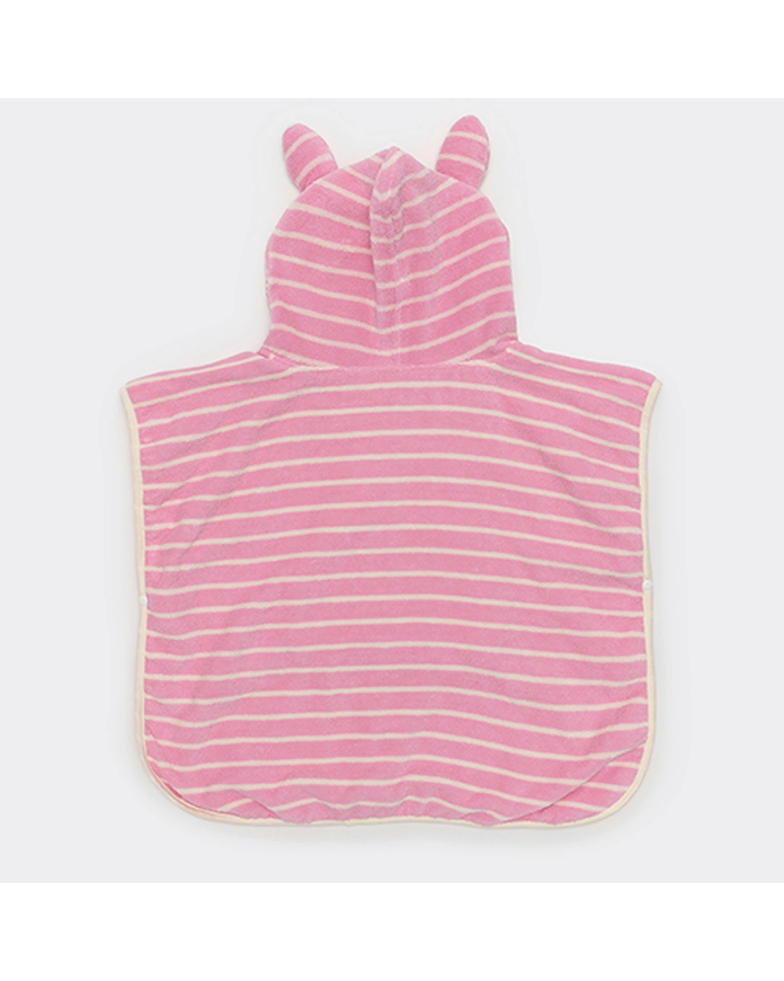 Sunnylife Kids Character Hooded Towel Cotton Candy Pink Stripe