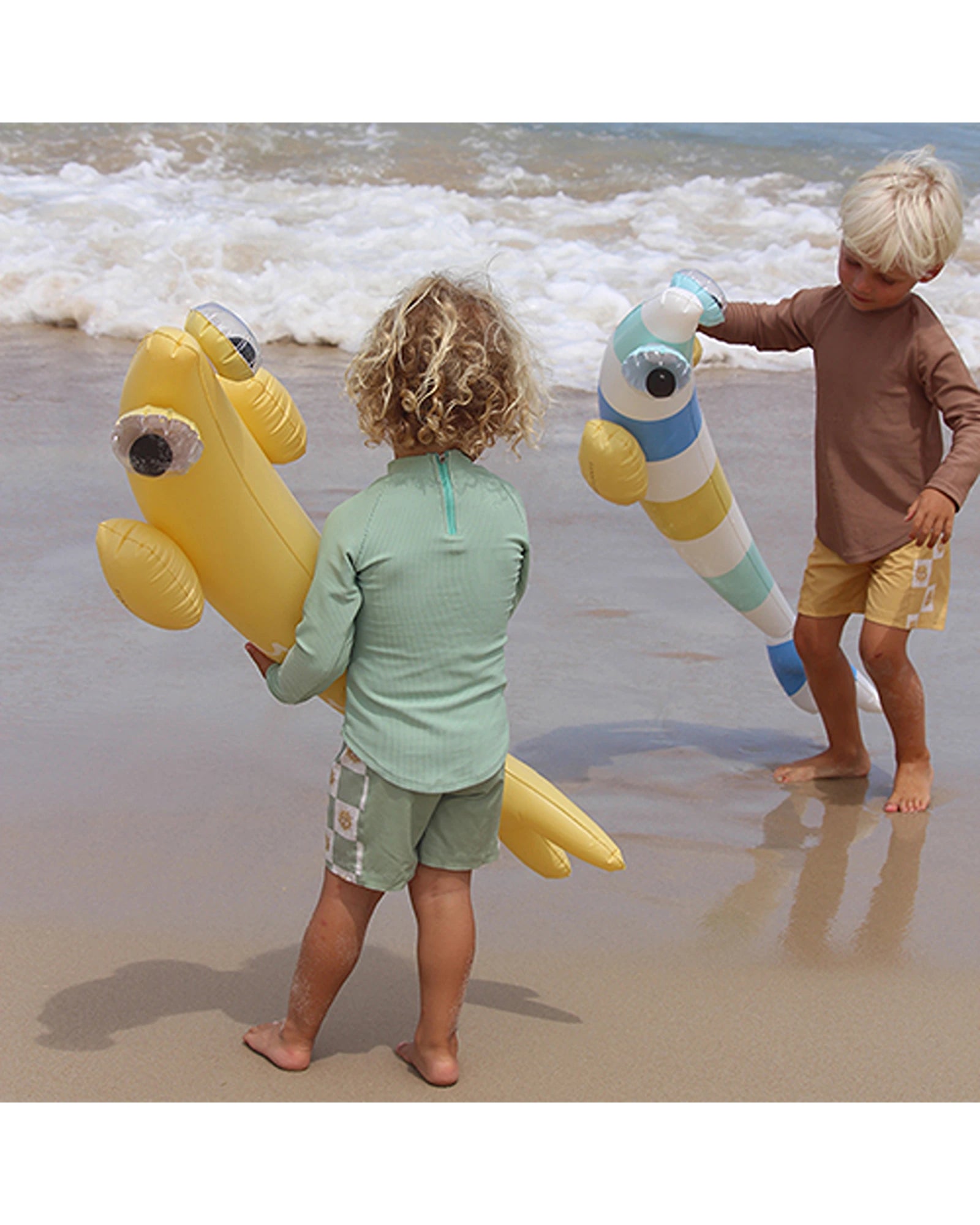 Sunnylife Kids Inflatable Noodle Finn the Fish Multi Set of 2
