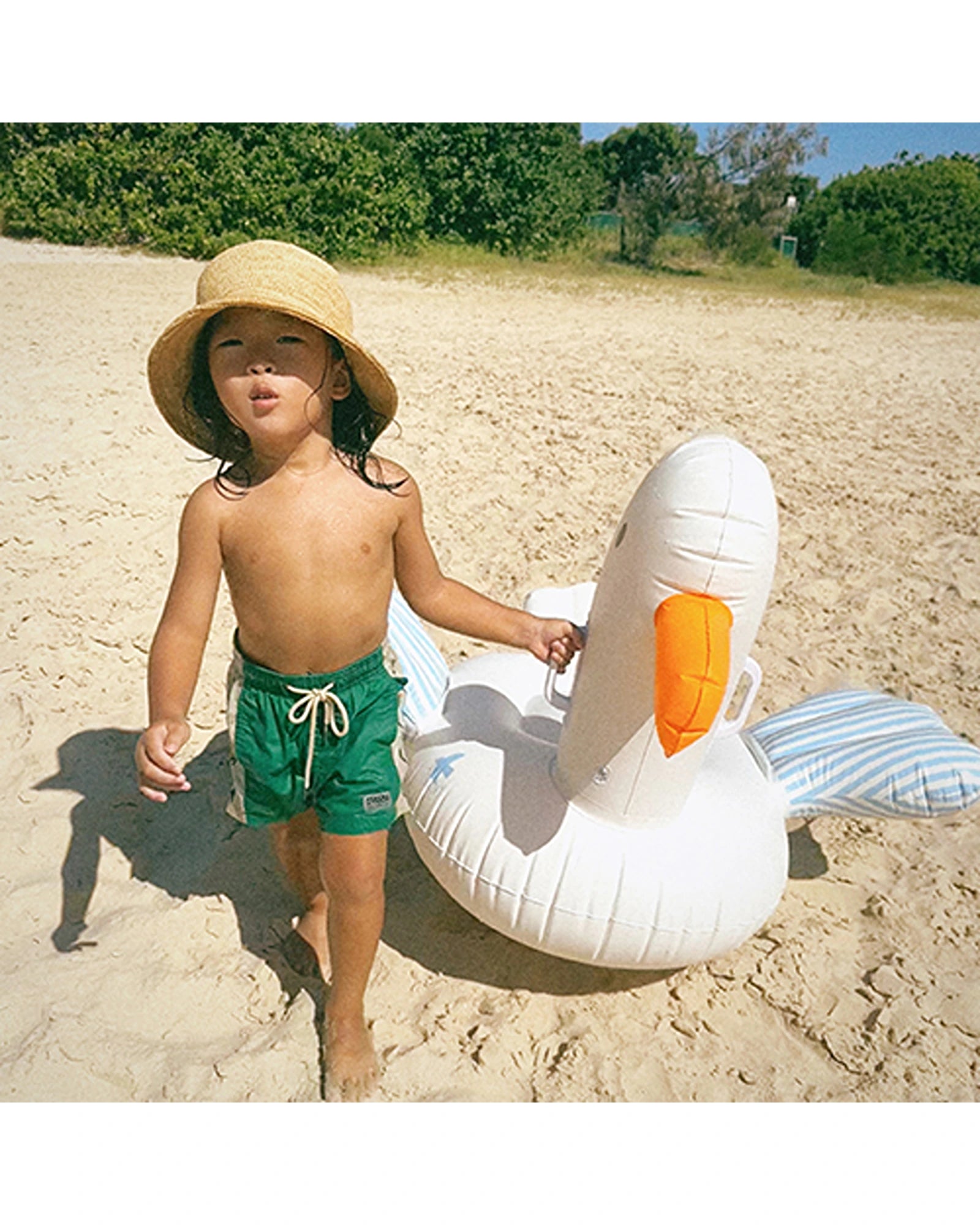 Sunnylife Kids Ride-On Sammy the Seagull Blue Stripe