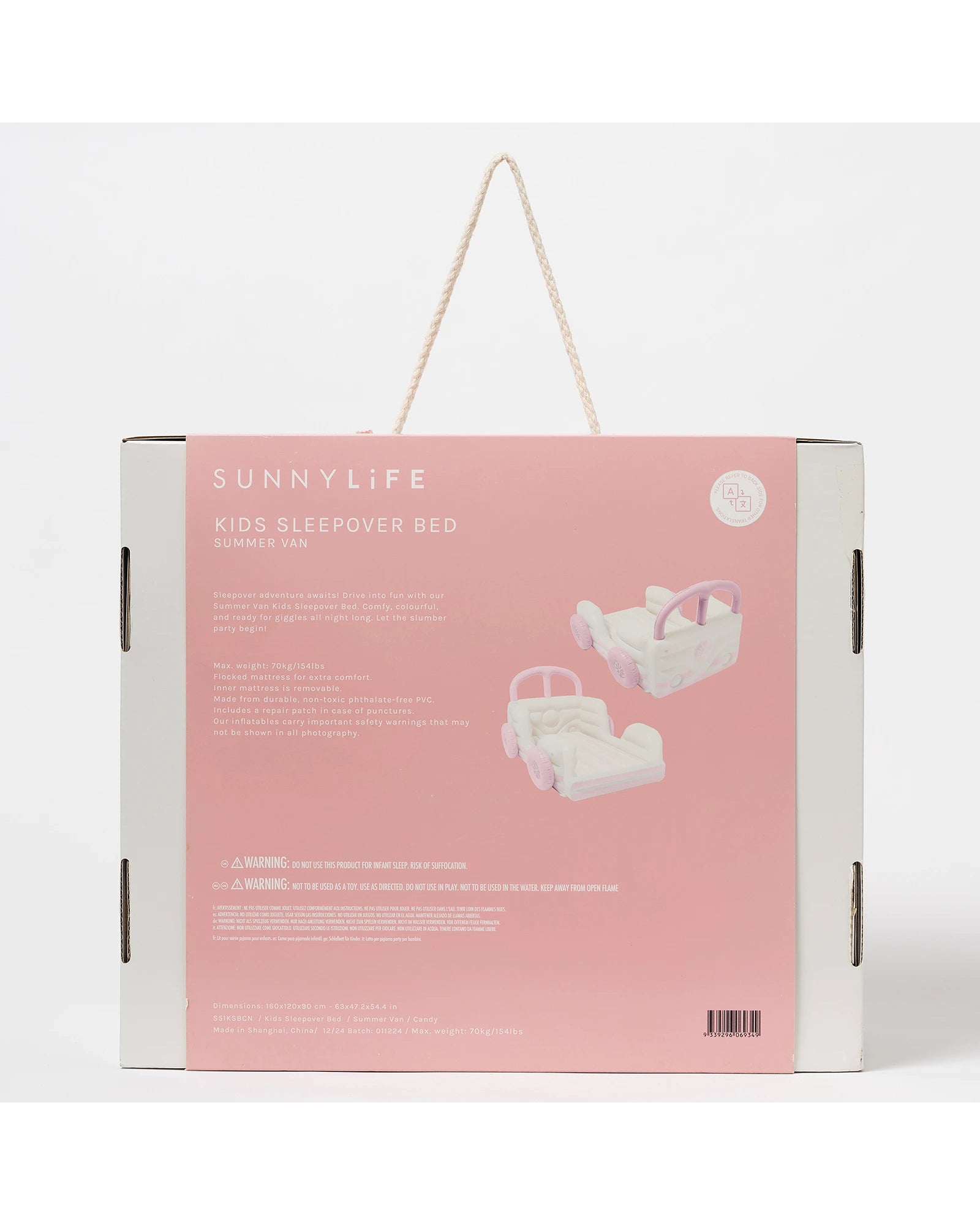 Kids Sleepover Bed Summer Van Candy