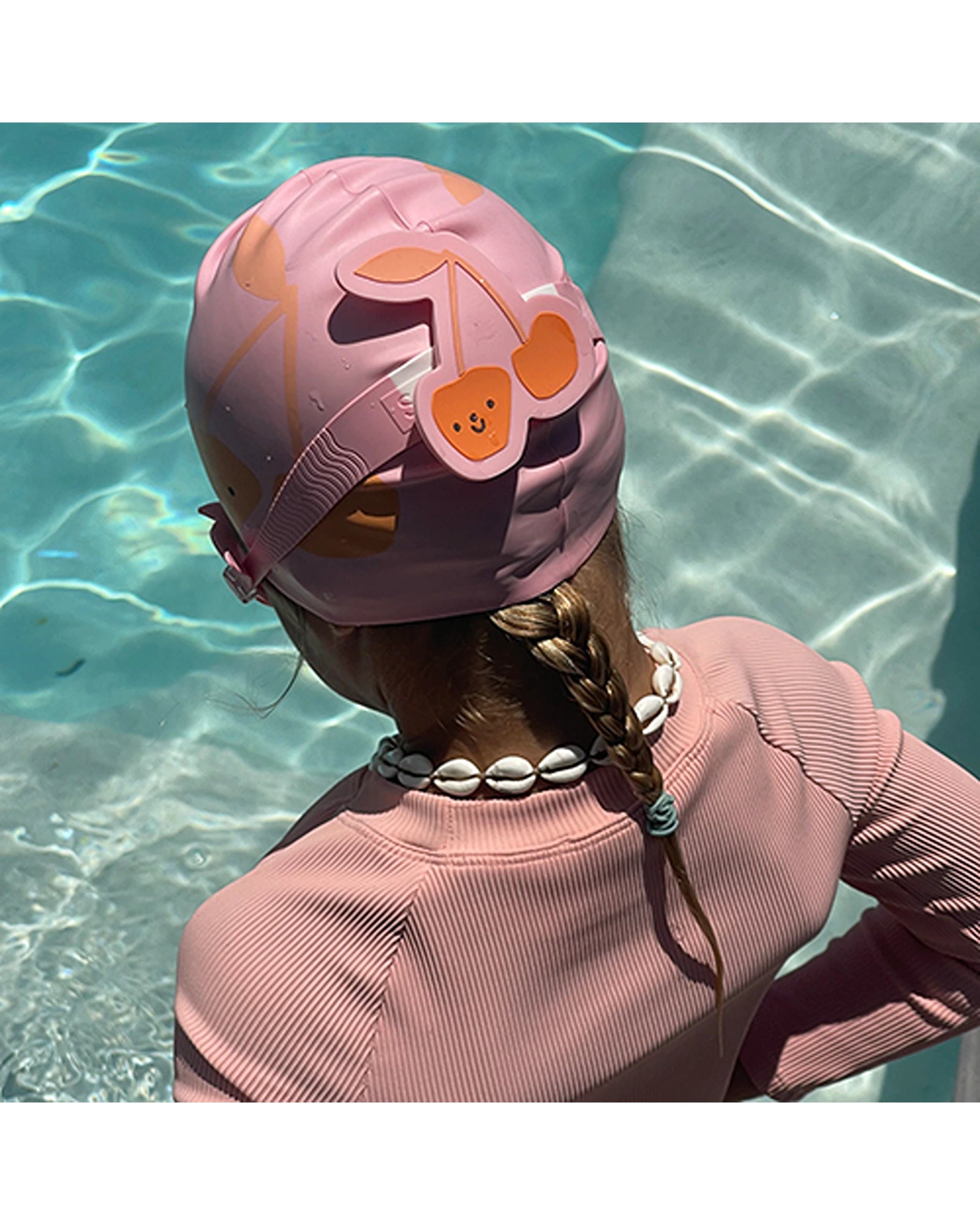 Sunnylife Kids Swim Goggles Cotton Candy Cherry