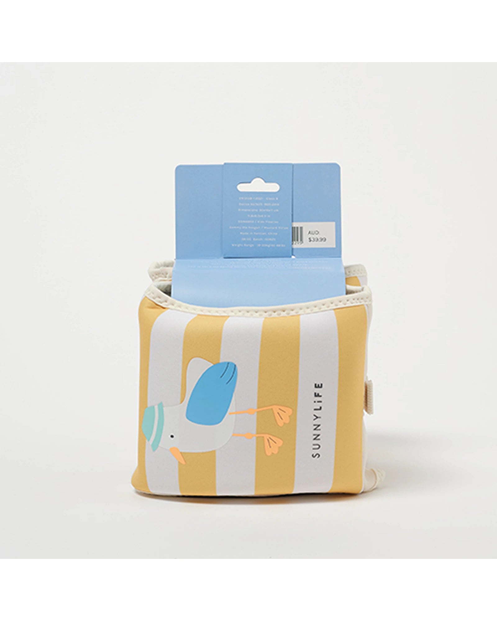 Sunnylife Kids Floaties Sammy the Seagull Mustard Stripe