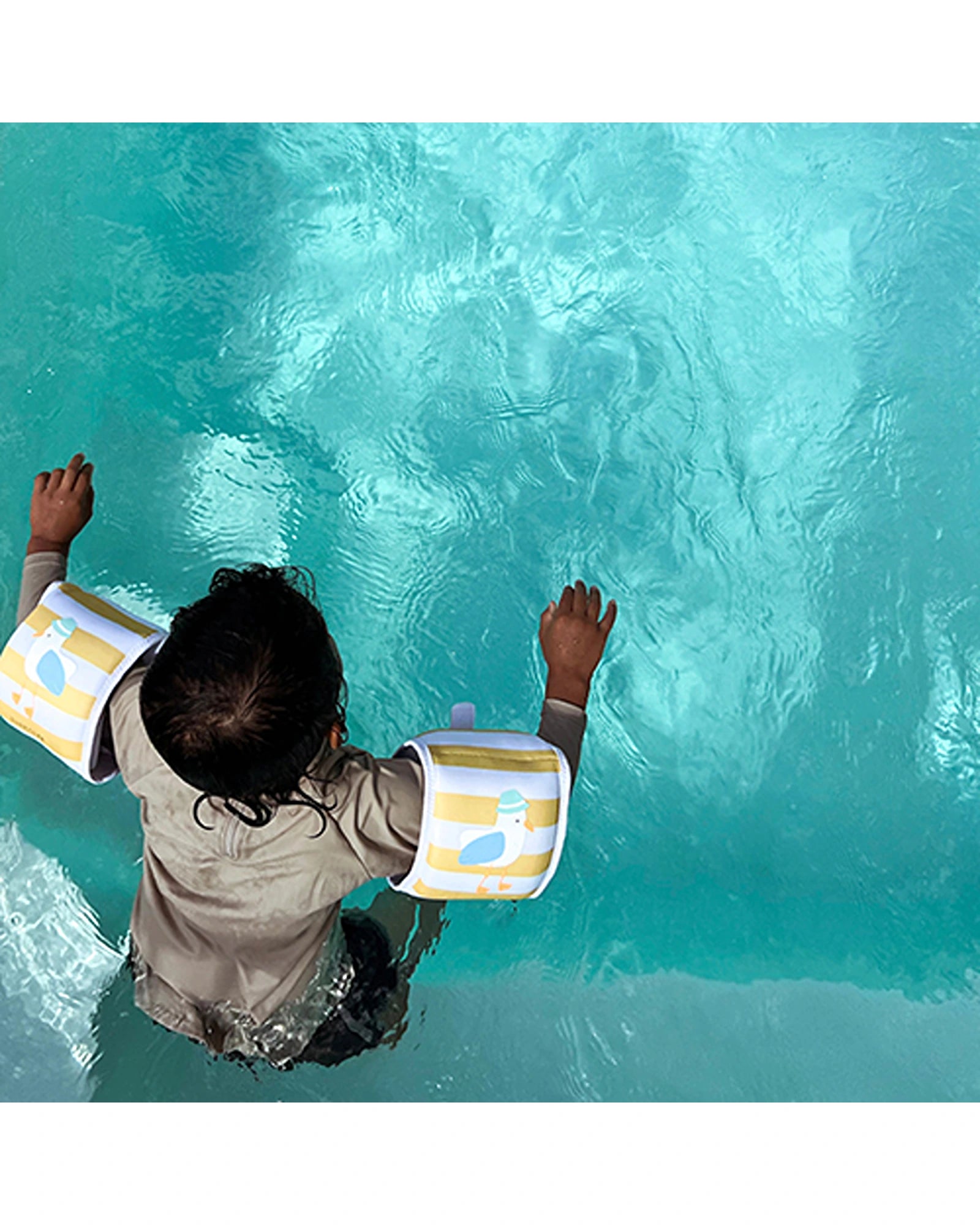 Sunnylife Kids Floaties Sammy the Seagull Mustard Stripe